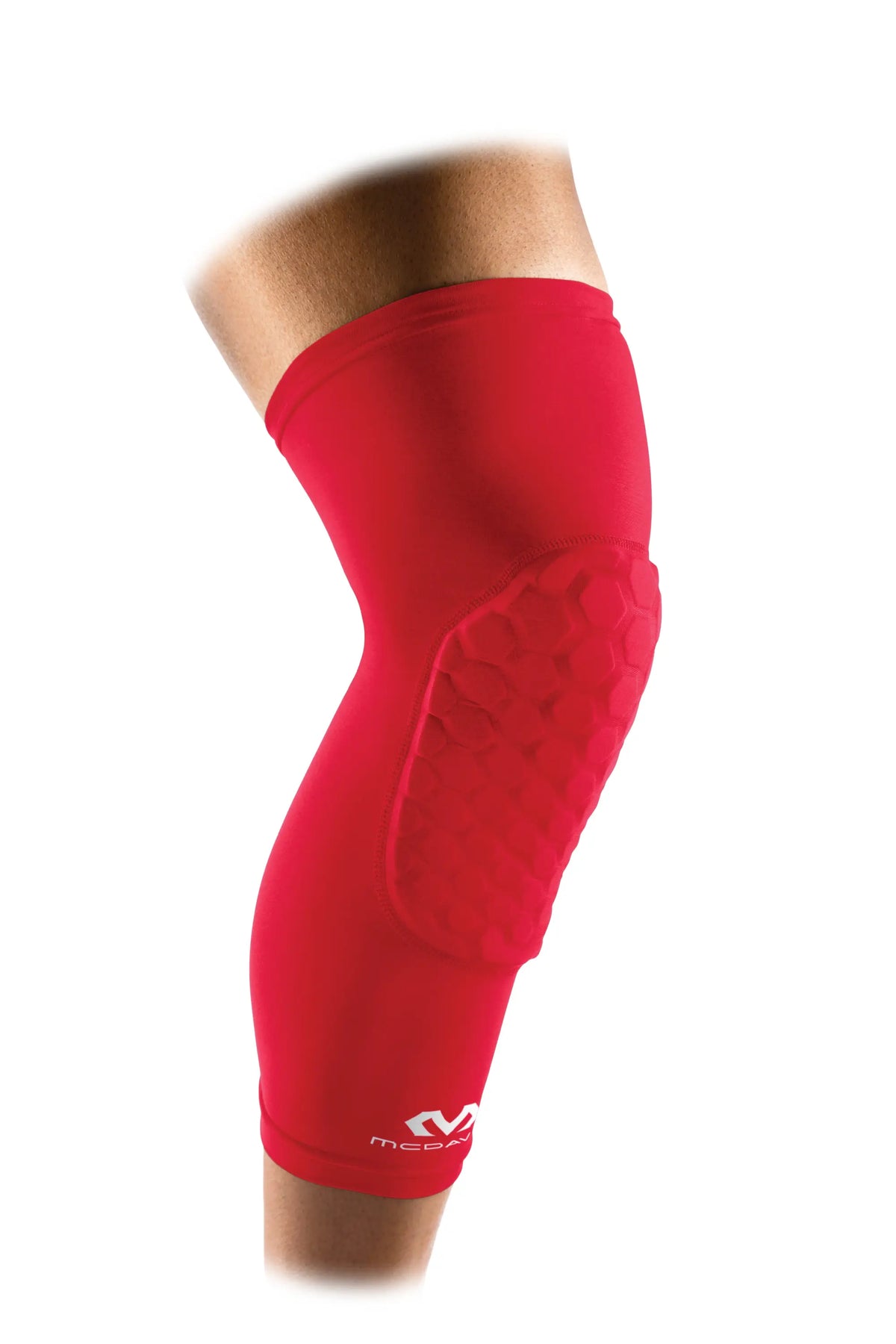 Mcdavid Md6446 Hex Leg Sleeve Pair Blk - Scarlet - s