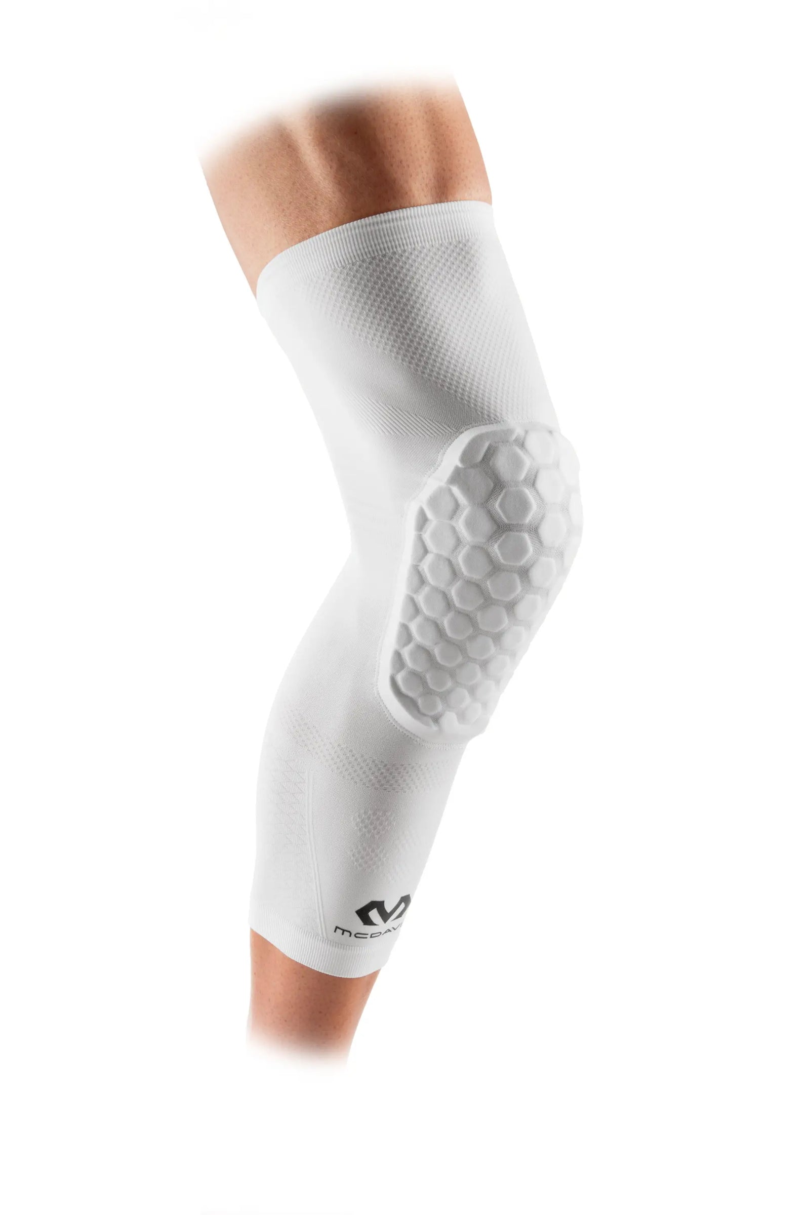Mcdavid Md6448 Elite Hex Leg Sleeves Pair Blk - White