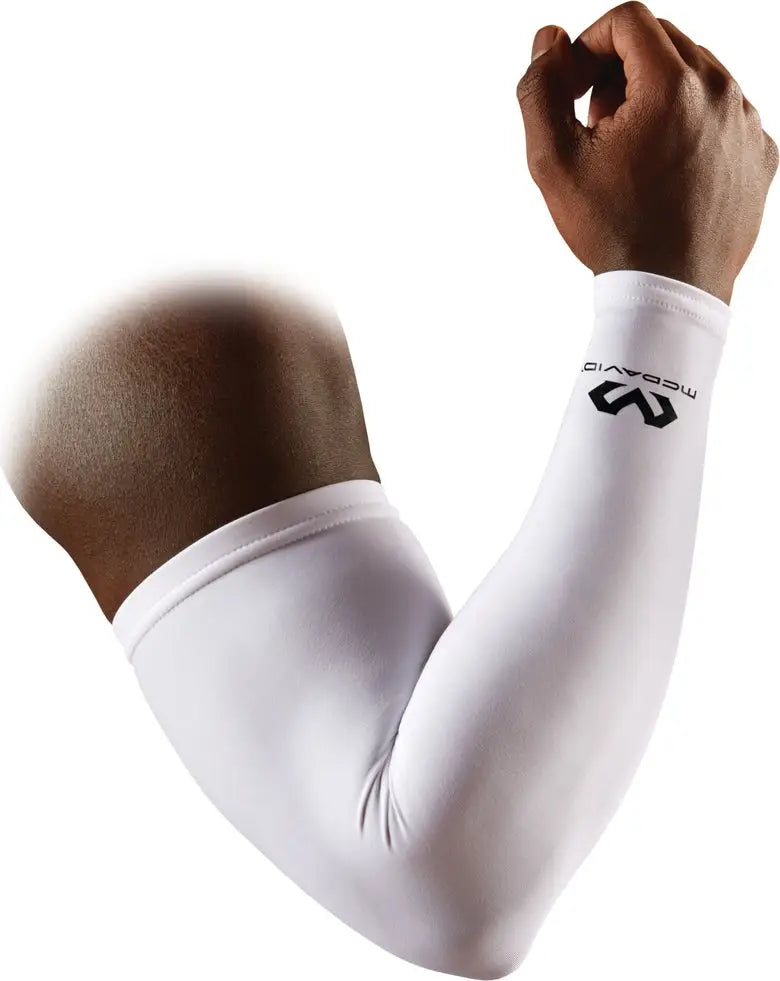 Mcdavid Md656 Compression Arm Slv Single Blk - White