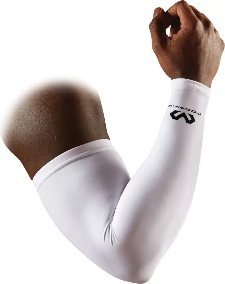 Mcdavid Md656 Compression Arm Slv Single Blk - White - Xs