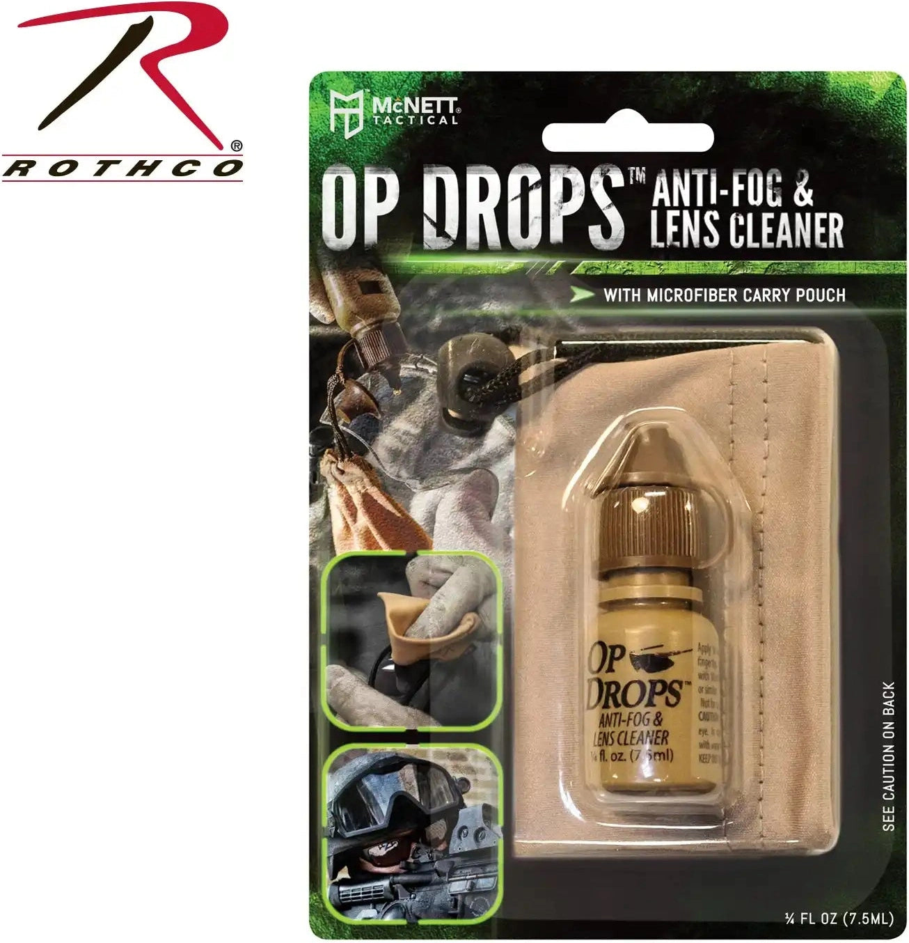Mcnett Tactical Op Drops Cleaning System.25 Oz Brown