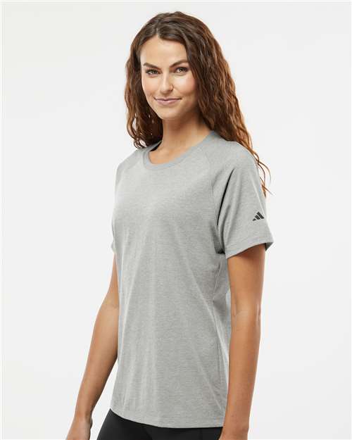 Medium Grey Heather Women's Blended T-Shirt - A557