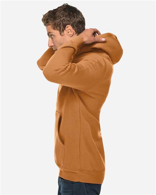 Rear View of Meerkat Heavyweight Pullover Hooded Sweatshirt - LS19001