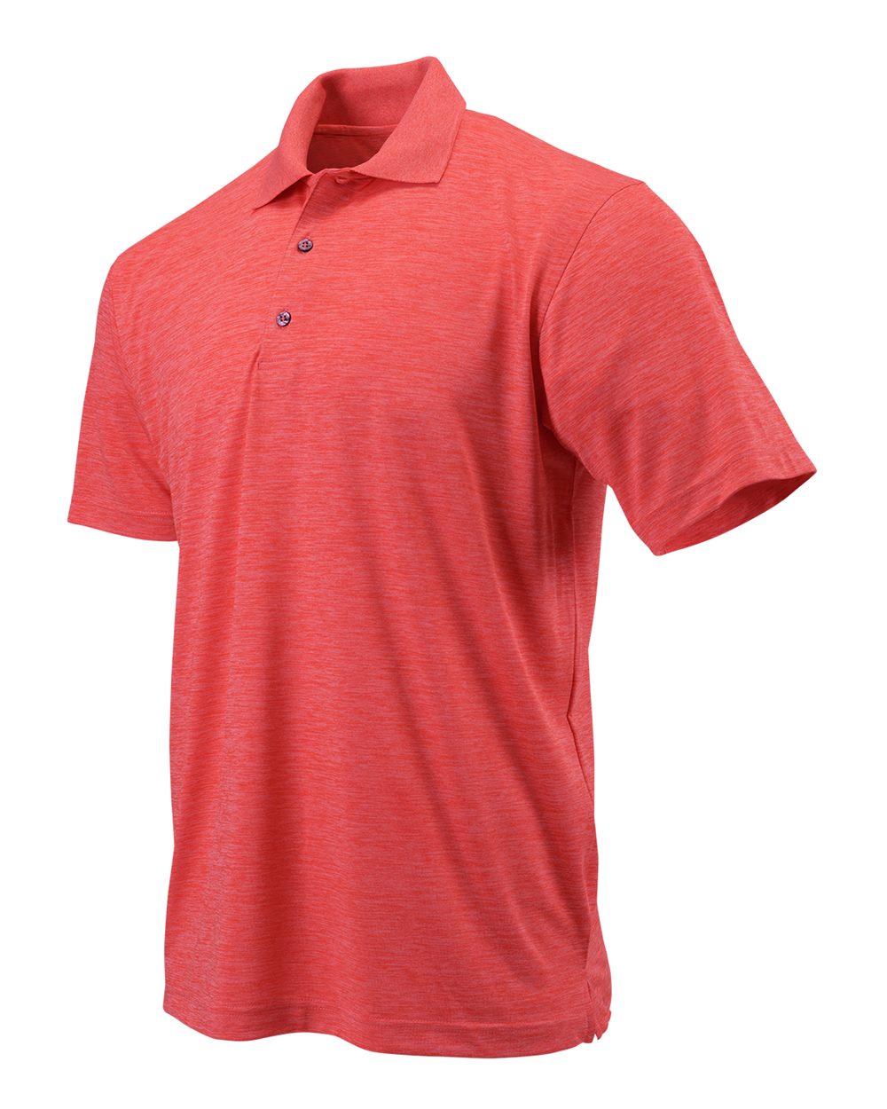 Melon Heather Dakota Striated Heather Polo - 130