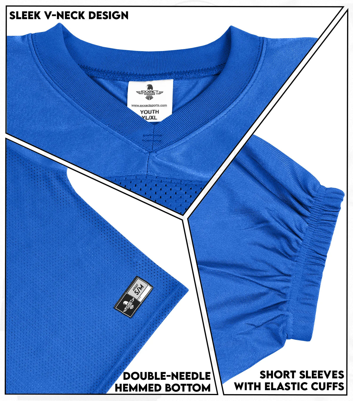 Men’s Adult Football Practice Jersey (royal Blue)