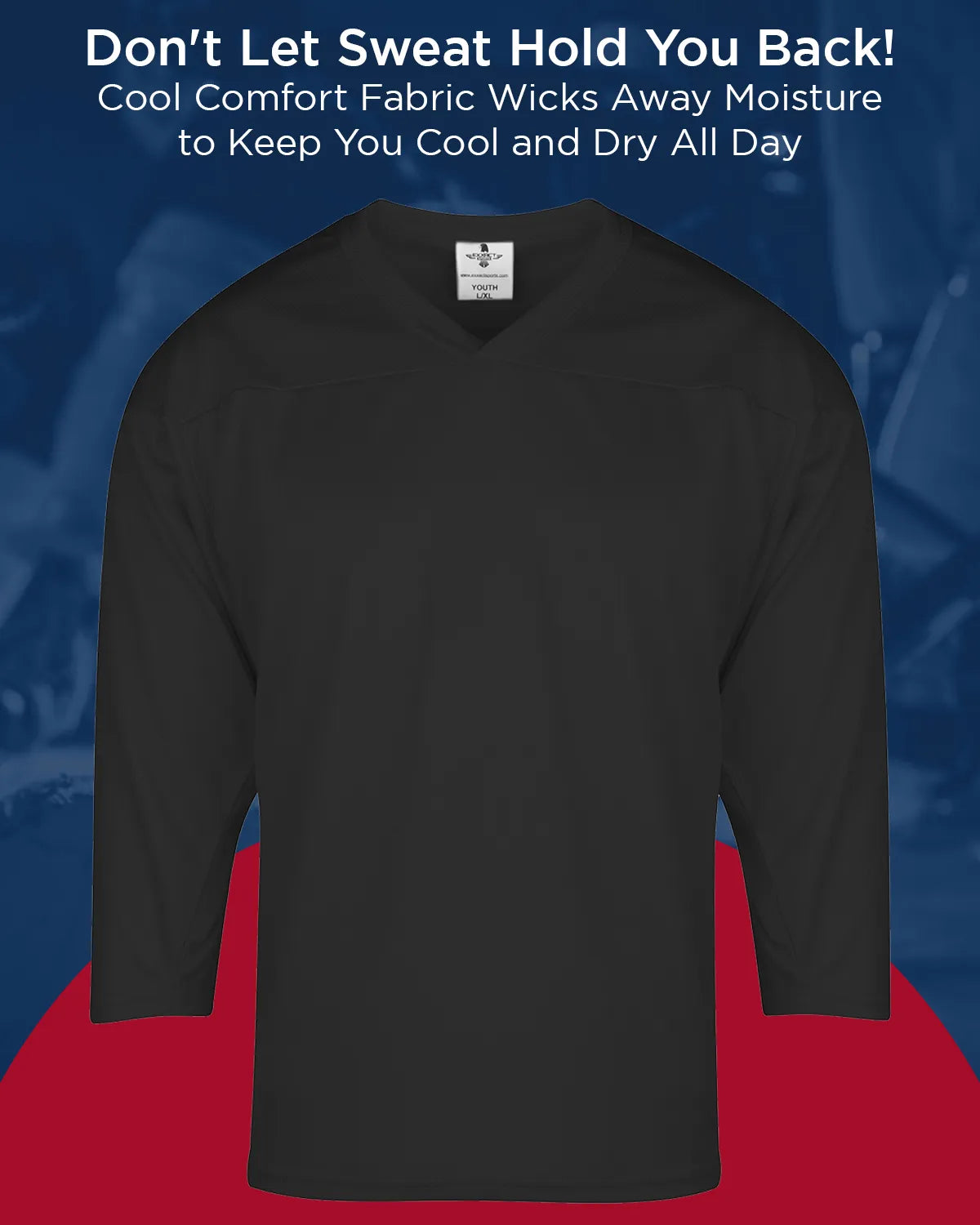 Men’s Black Hockey Practice Jerseys (adult)