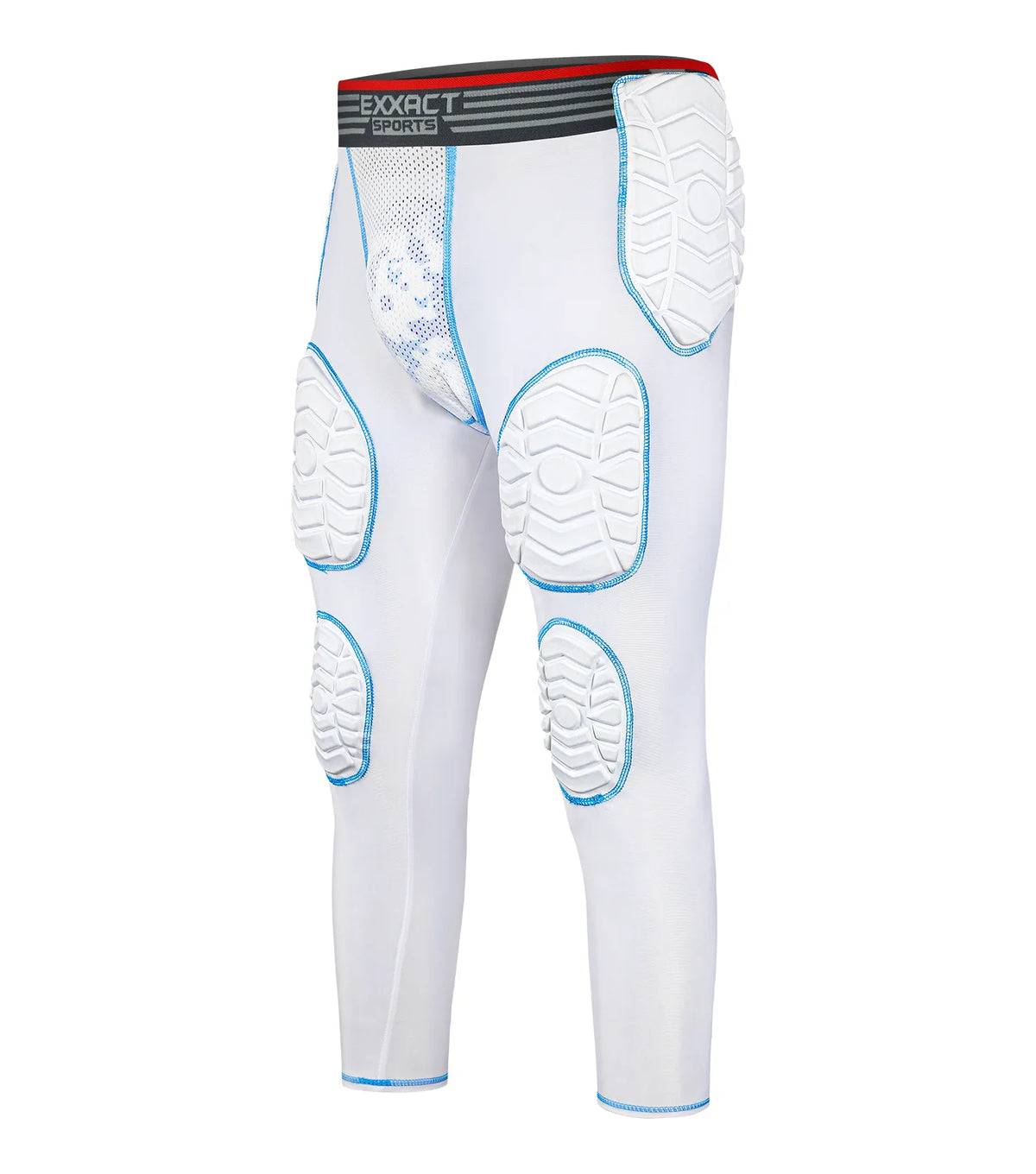 Men’s Combat 7-pads Compression Pant (white)