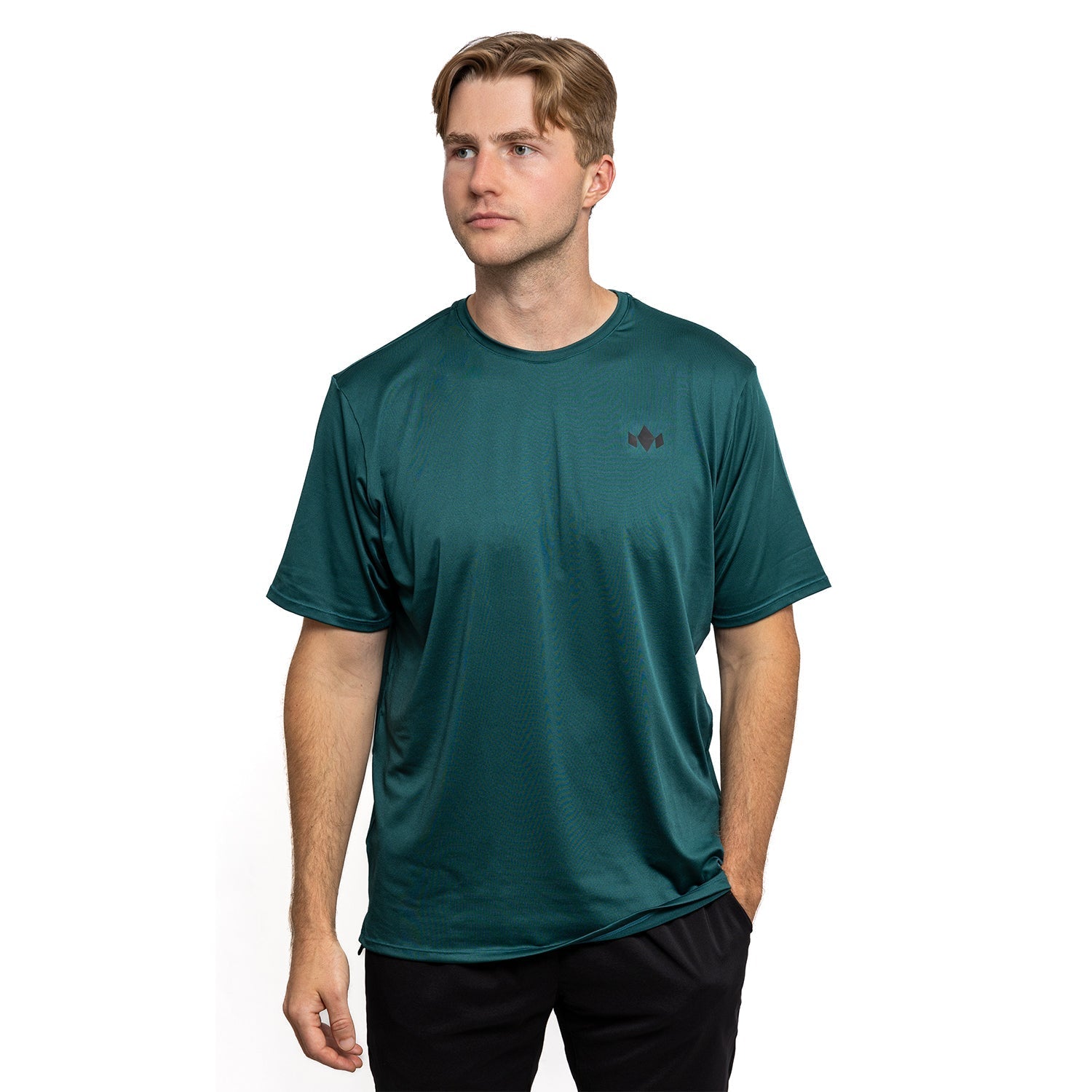 Men’s Essential Crew Neck T-shirt - Forest Green / Xs