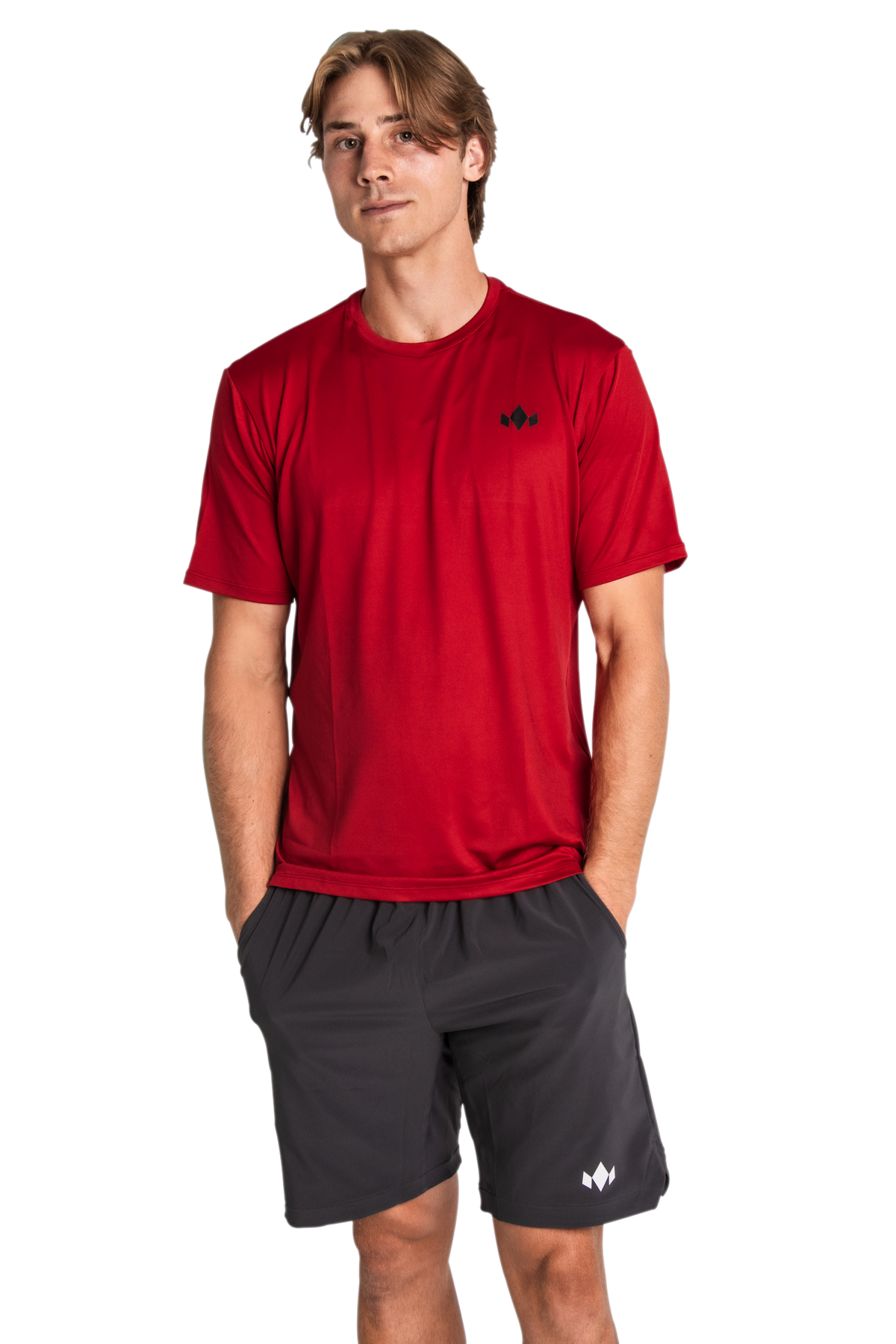 Men’s Essential Crew Neck T-shirt - Red / Xs