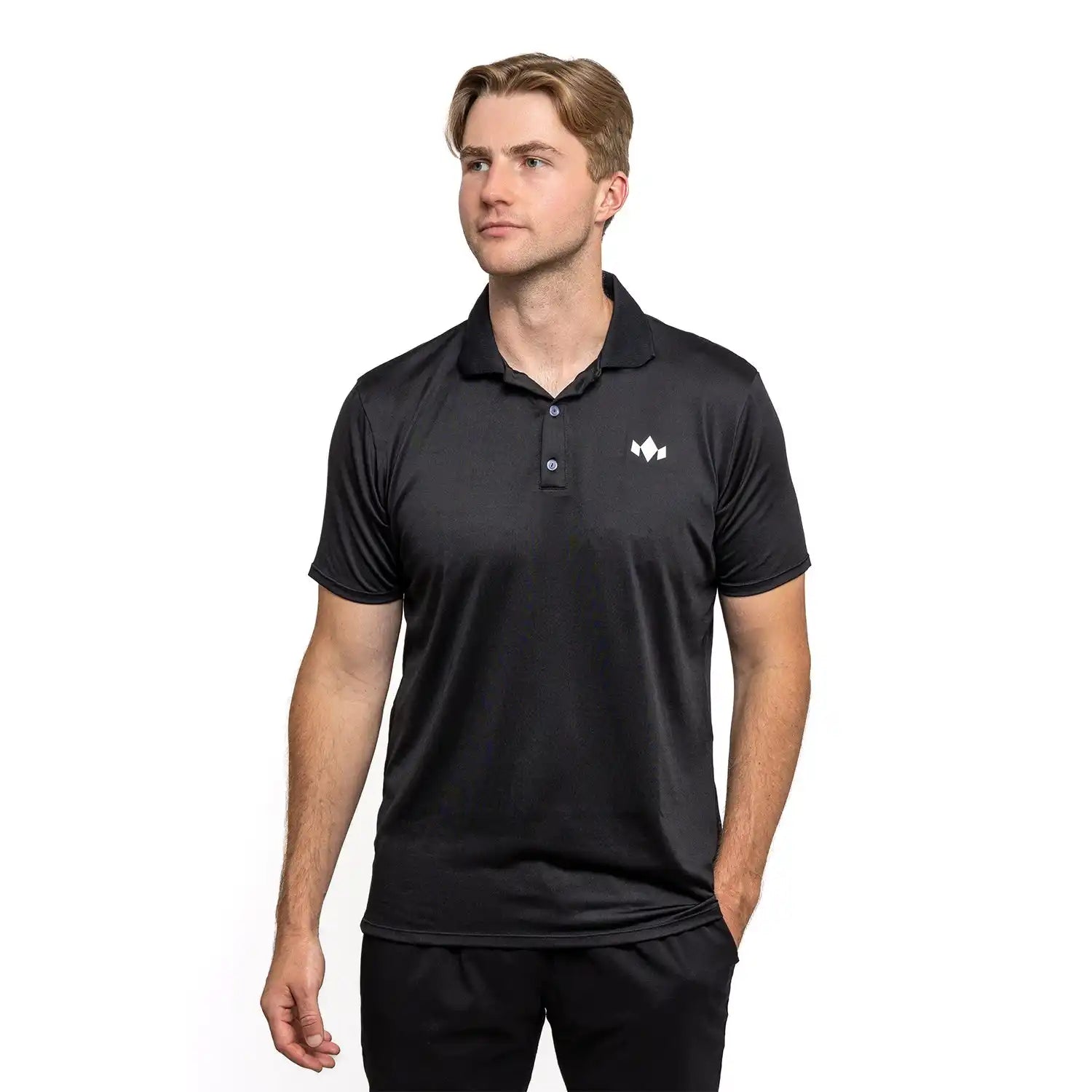 Men’s Essential Polo - Black / Xs