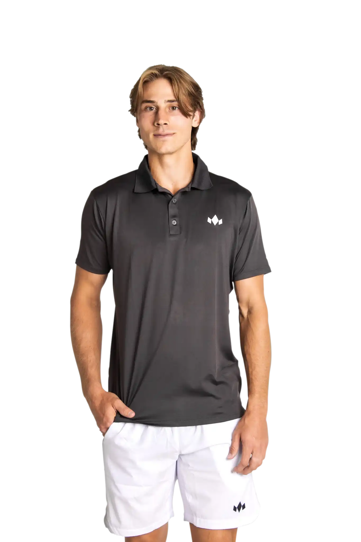 Men’s Essential Polo - Charcoal Gray / Xs