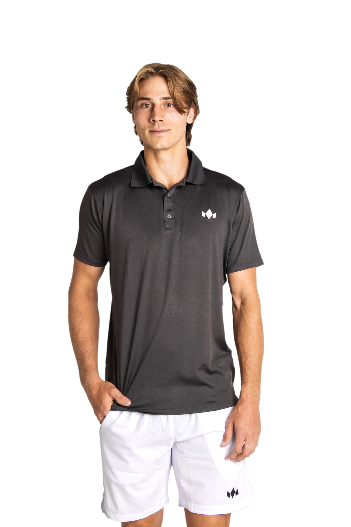 Men’s Essential Polo - Charcoal Gray / Xs
