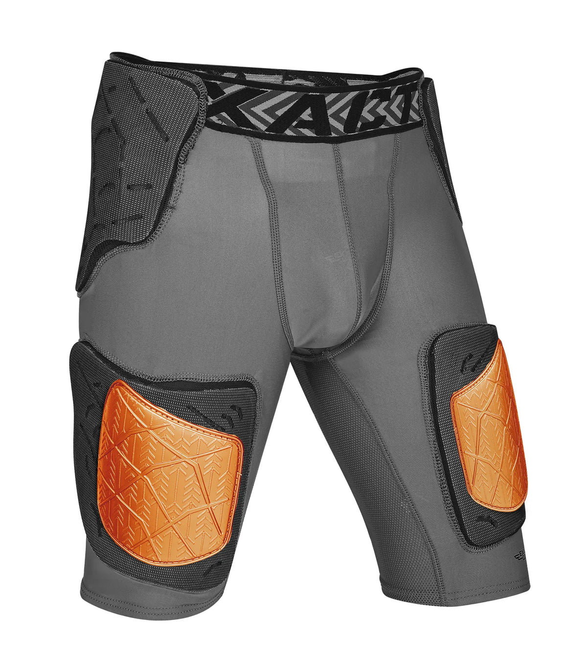 Men’s Gladiator 5-pad Football Girdle with Cup Pocket (gray Bronze)