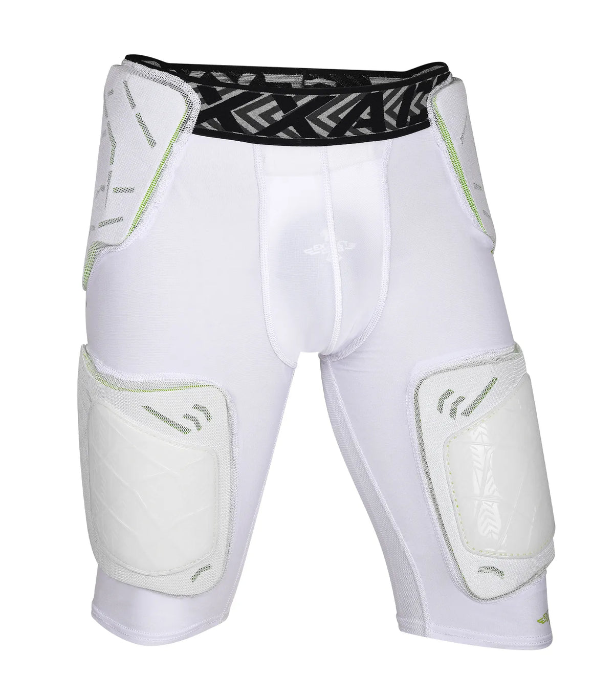 Men’s Gladiator 5-pad Football Girdle with Cup Pocket (white)