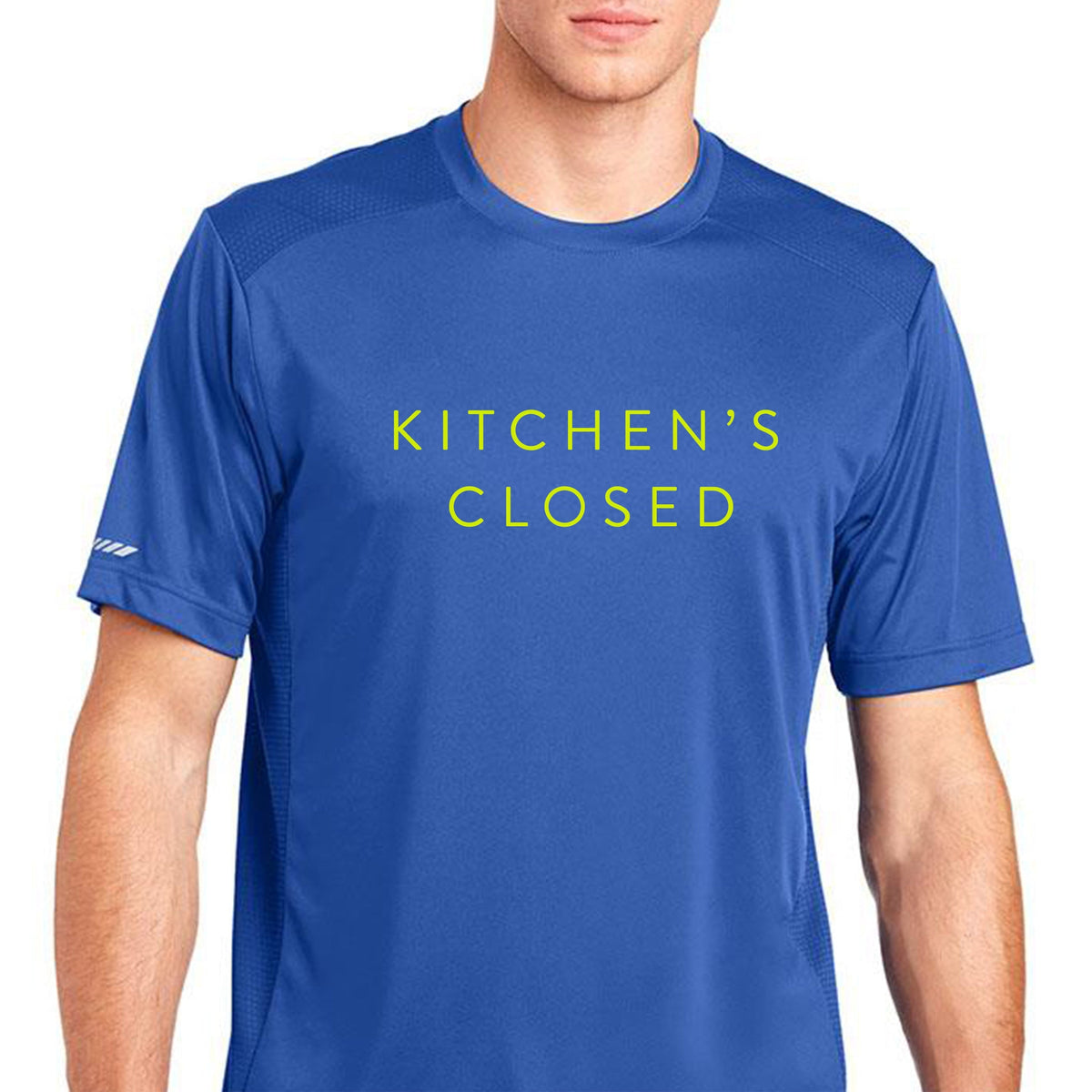 Men’s Kitchen’s Closed Performance Shirt Royal Blue - s