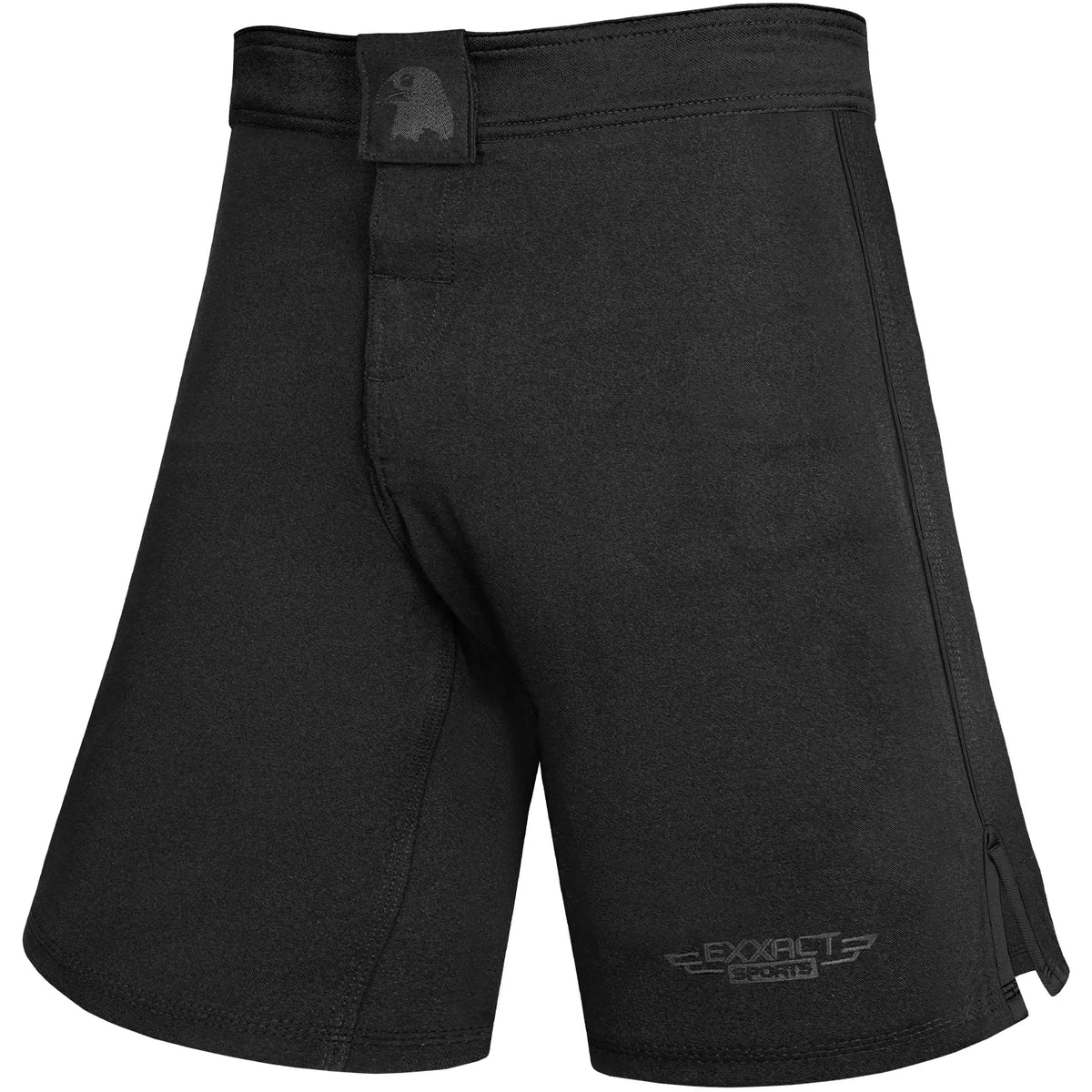 Men’s Mma Shorts Ibjjf Ranked no Gi Bjj Jiu Jitsu for Grappling Boxing Cross Training (black)