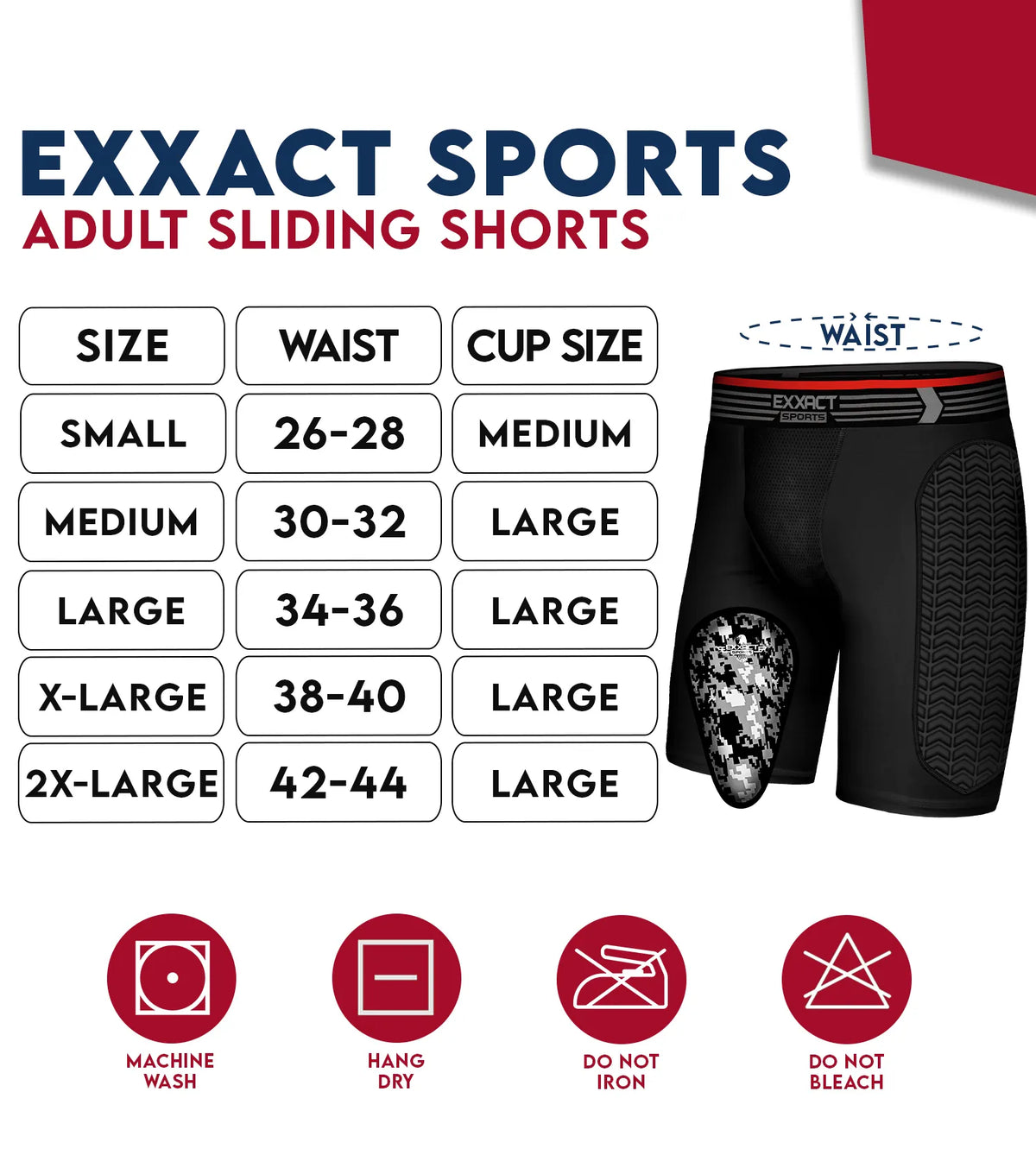 Men’s Padded Compression Sliding Shorts with Soft Athletic Cup (white)