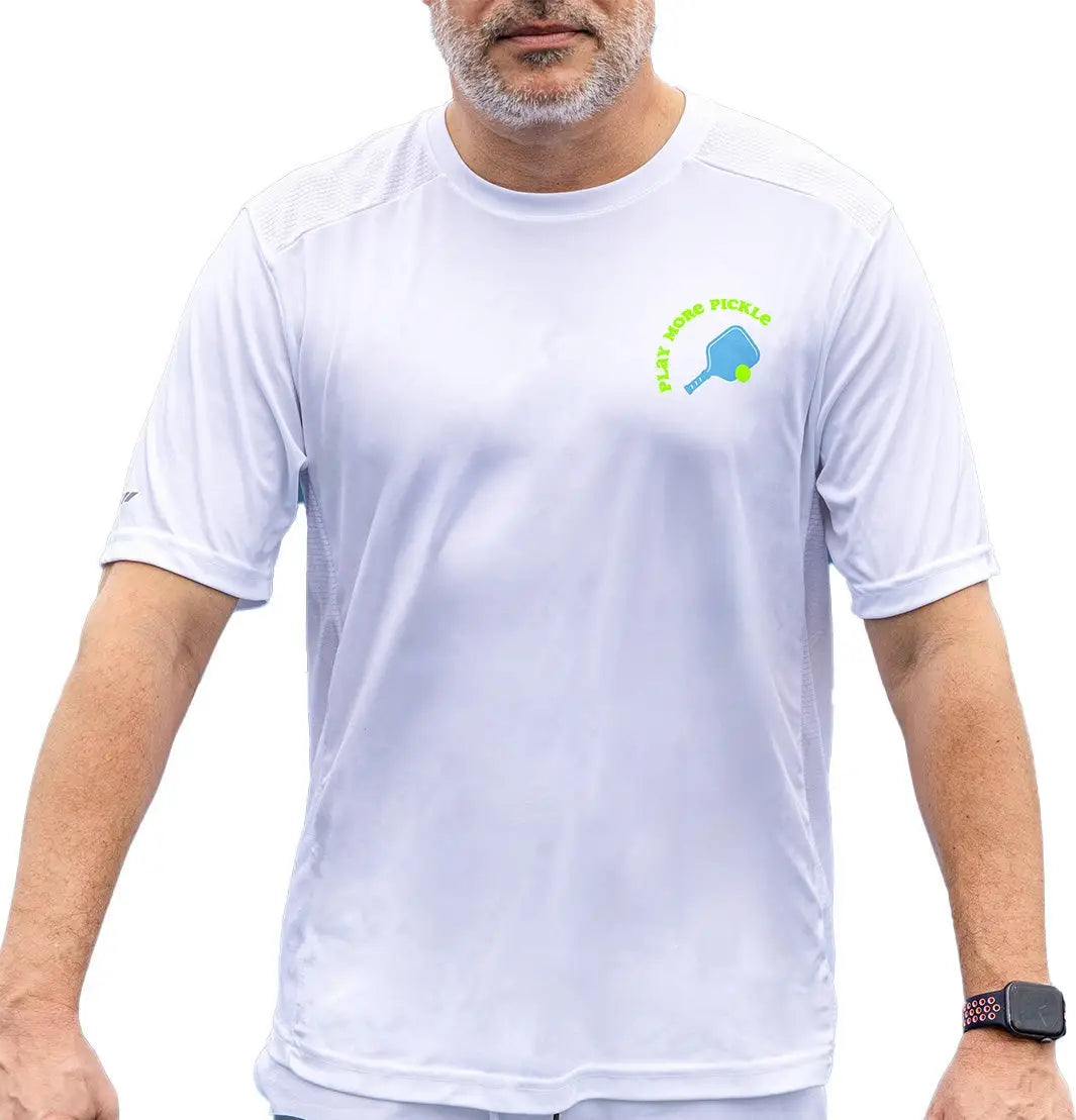 Men’s Pickled ?Em Performance Shirt White - s