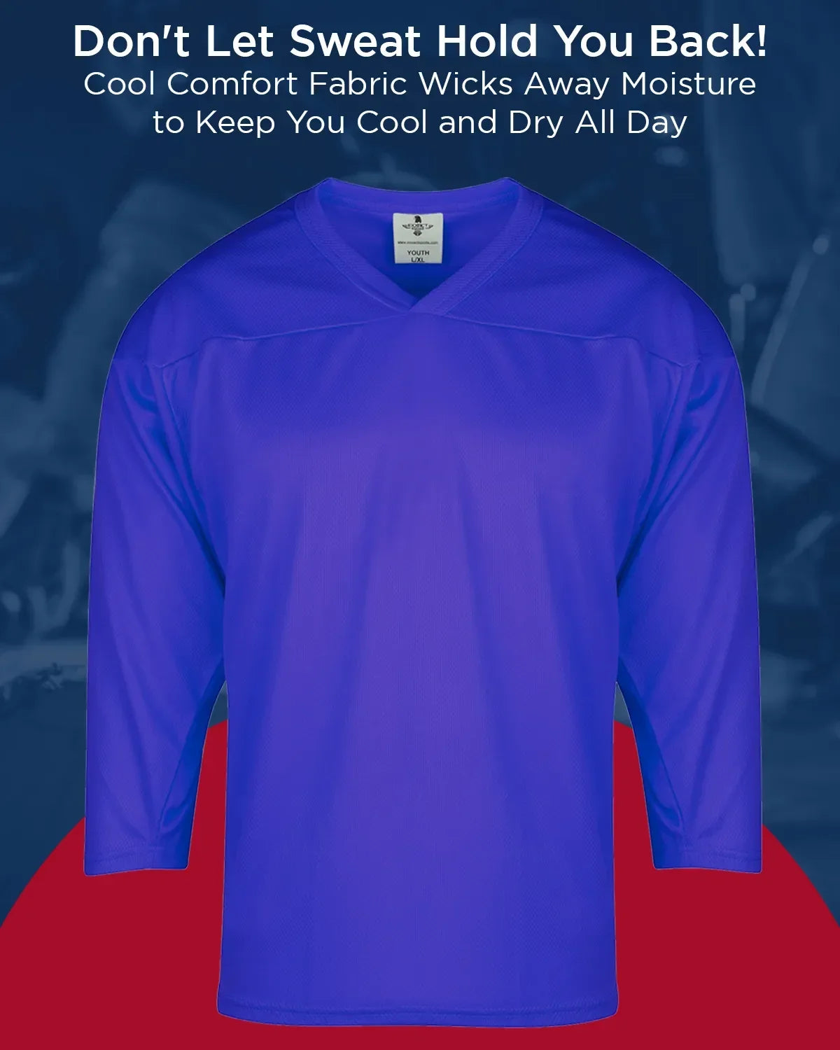 Men’s Royal Blue Hockey Practice Jerseys (adult)
