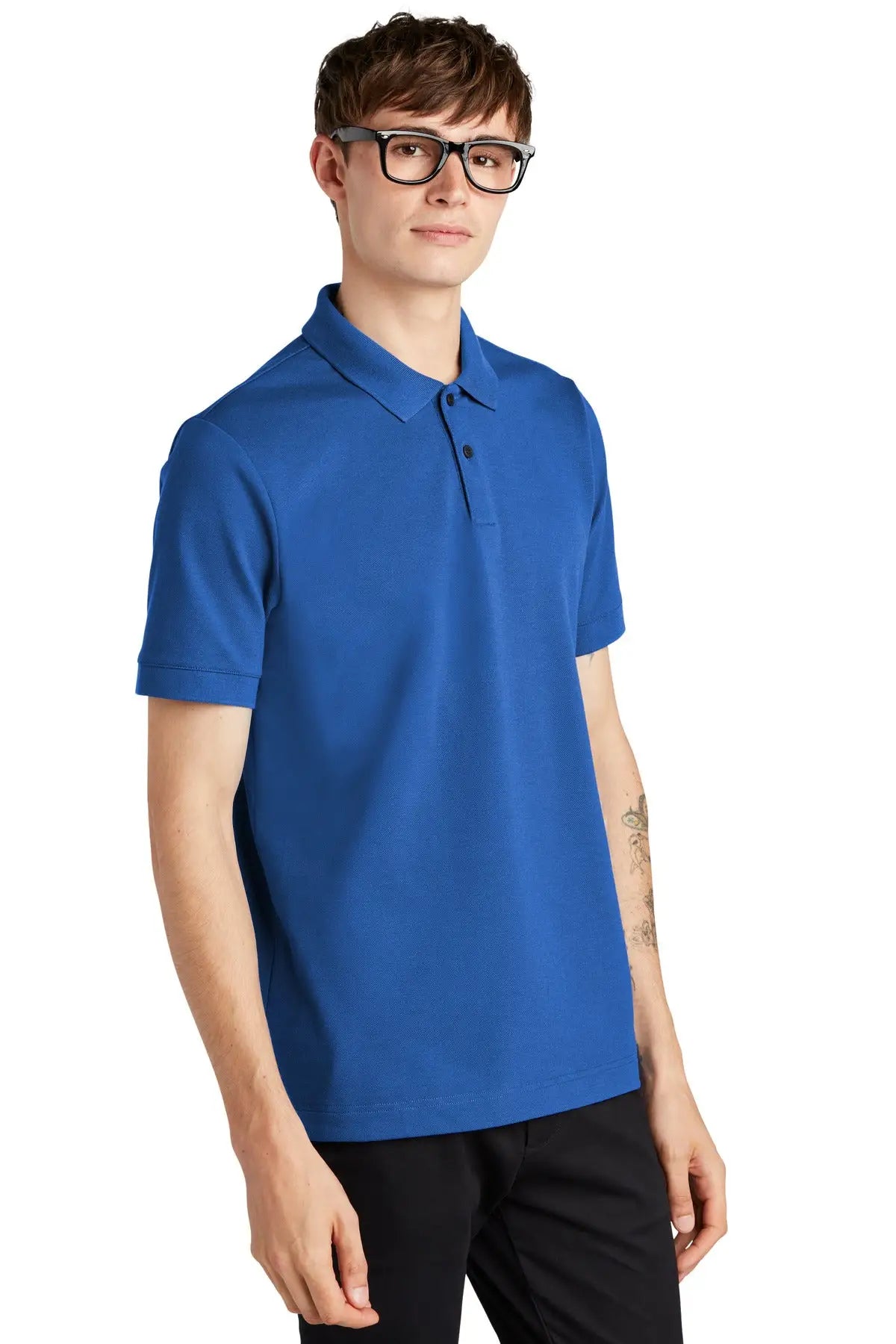 Mercer + mettle Mm1000 Stretch Heavyweight Pique Polo - Blue Note
