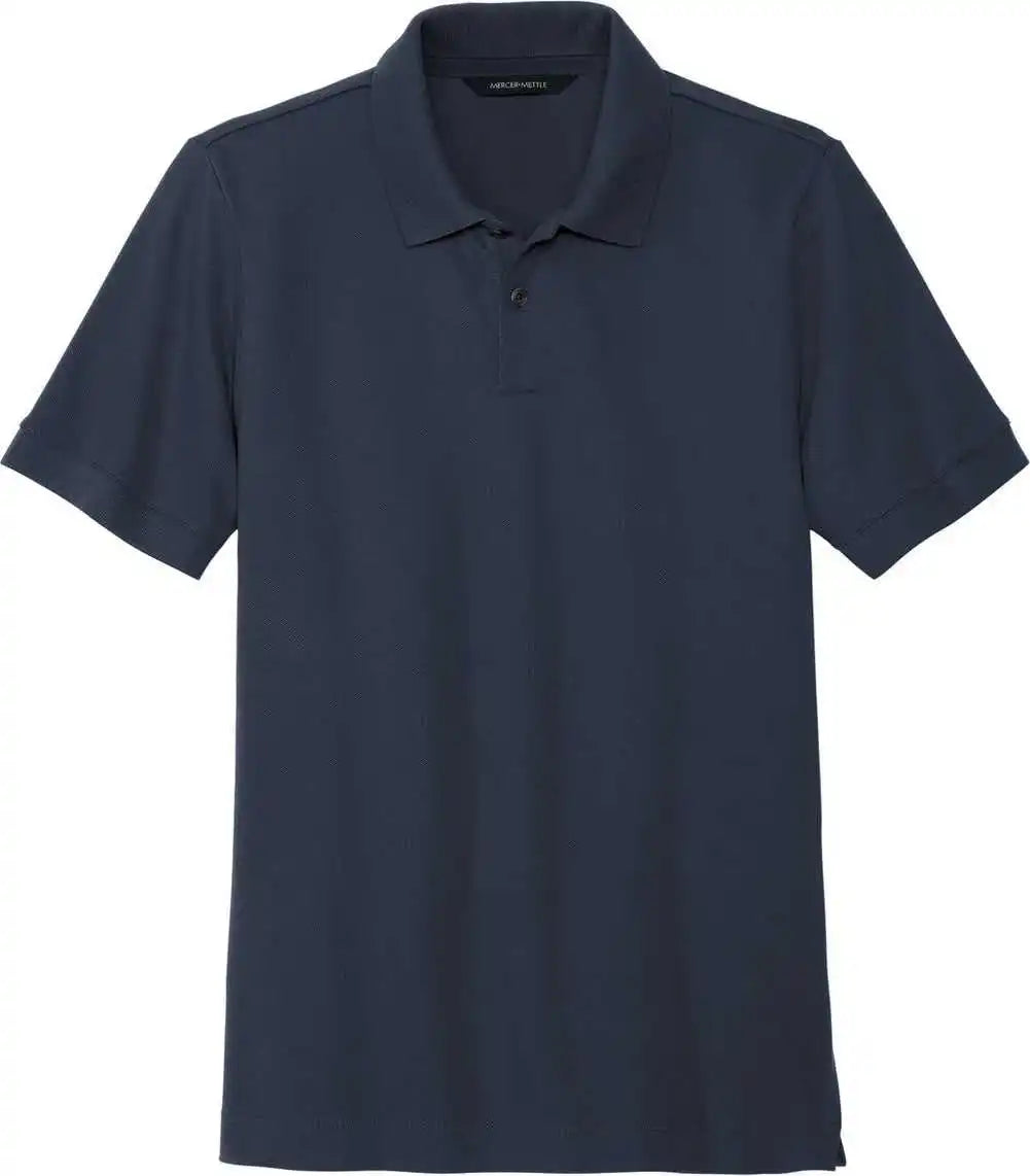 Mercer + mettle Mm1000 Stretch Heavyweight Pique Polo Night Navy