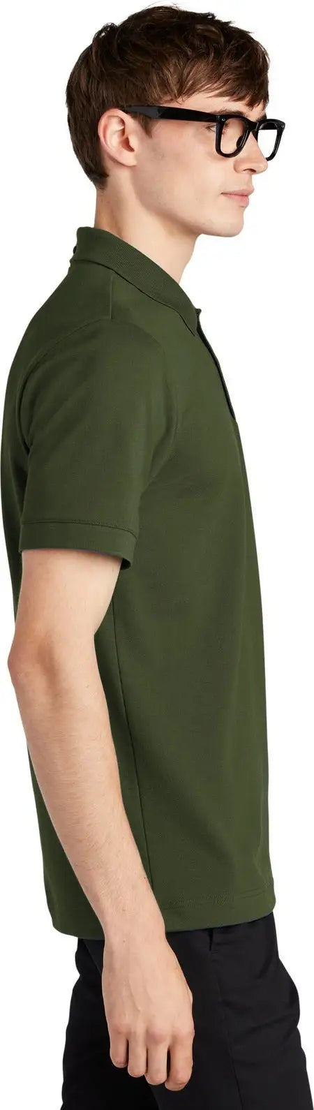 Mercer + mettle Mm1000 Stretch Heavyweight Pique Polo - Townsend Green