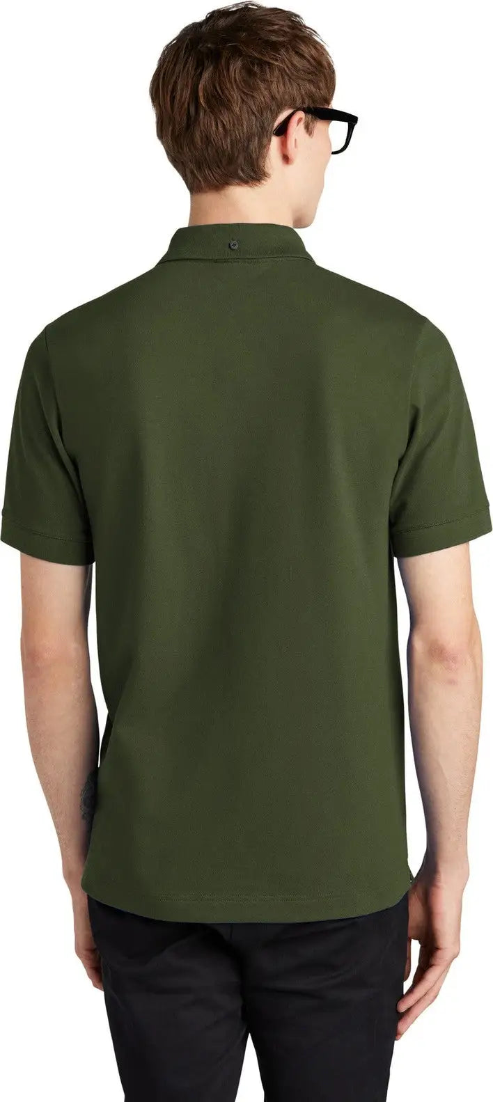 Mercer + mettle Mm1000 Stretch Heavyweight Pique Polo - Townsend Green