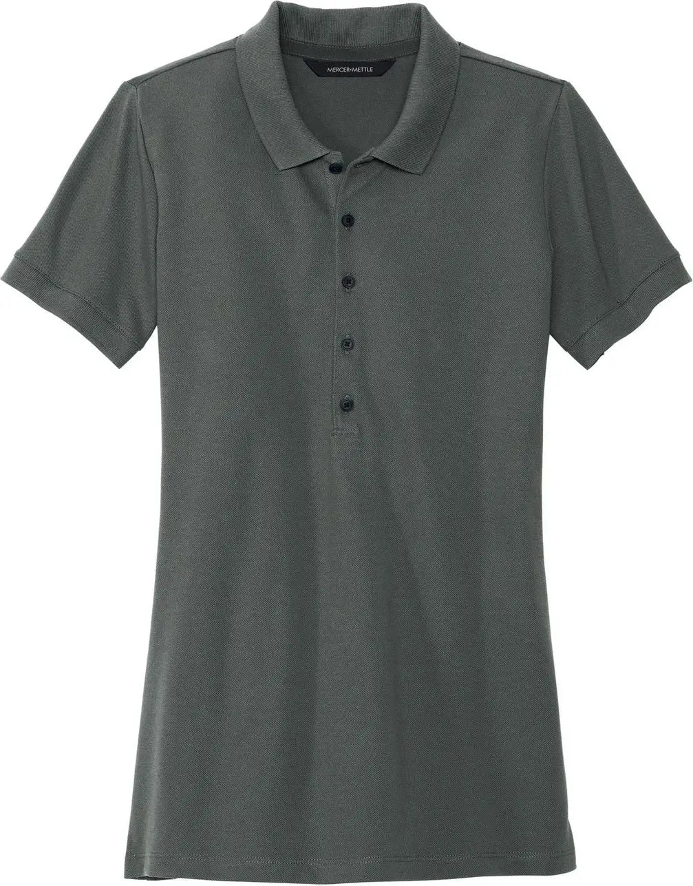 Mercer + mettle Mm1001 Women’s Stretch Heavyweight Pique Polo - Anchor Gray