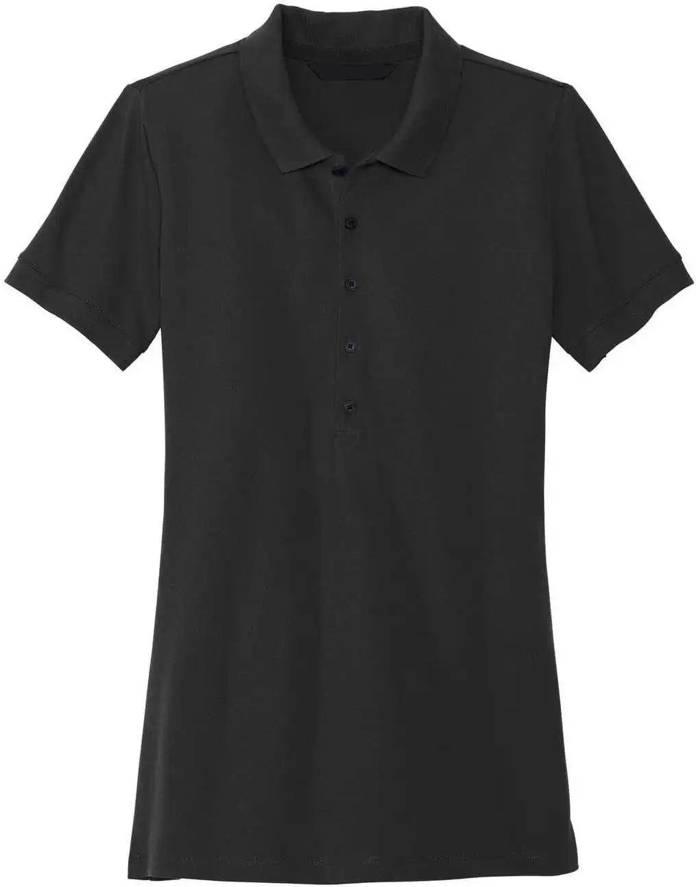 Mercer + mettle Mm1001 Women’s Stretch Heavyweight Pique Polo Deep Black / Ladies 2xl