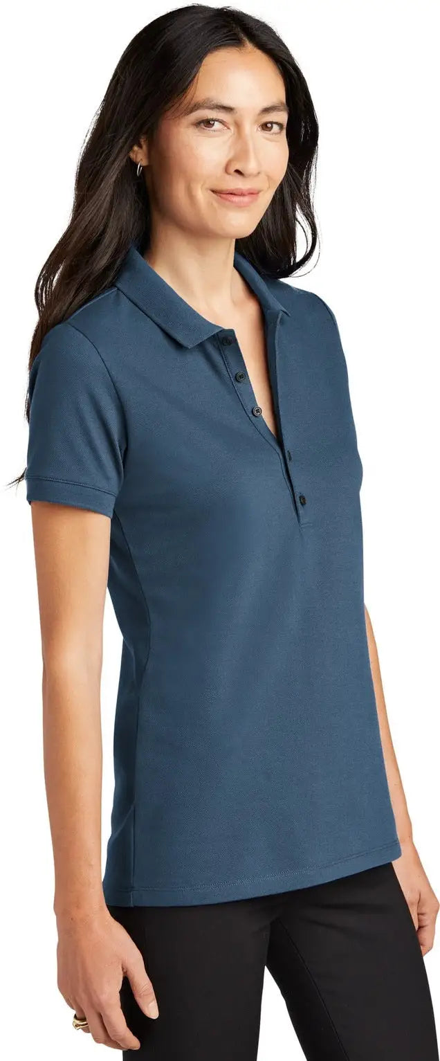 Mercer + mettle Mm1001 Women’s Stretch Heavyweight Pique Polo - Insignia Blue