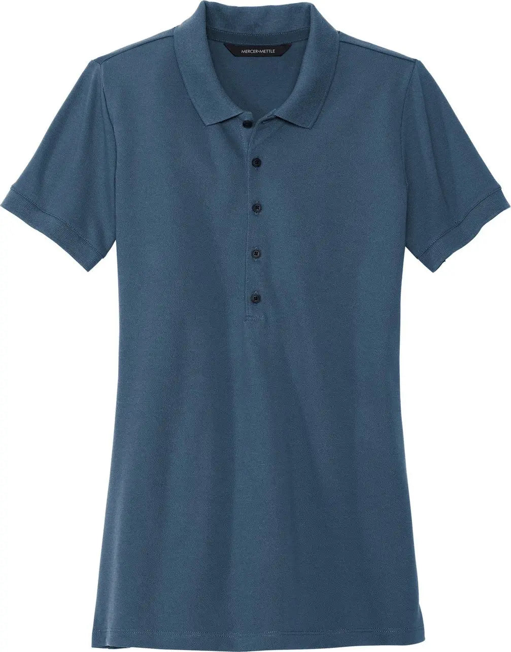 Mercer + mettle Mm1001 Women’s Stretch Heavyweight Pique Polo - Insignia Blue