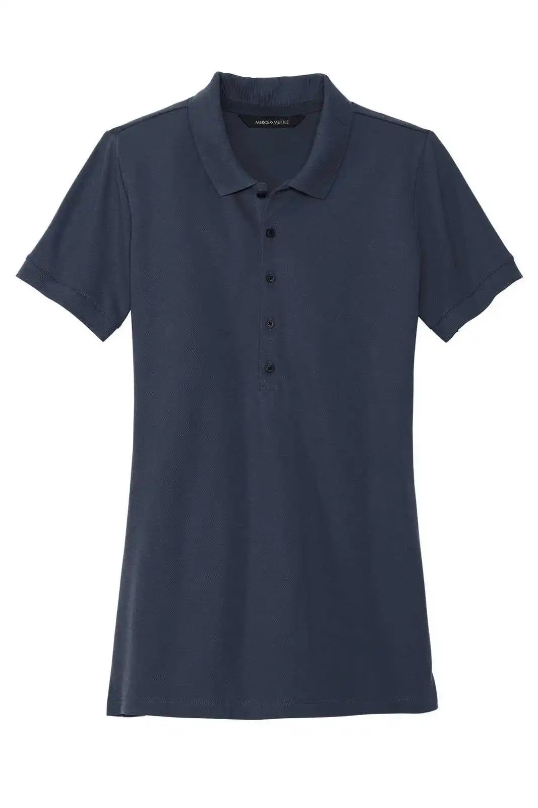 Mercer + mettle Mm1001 Women’s Stretch Heavyweight Pique Polo - Night Navy