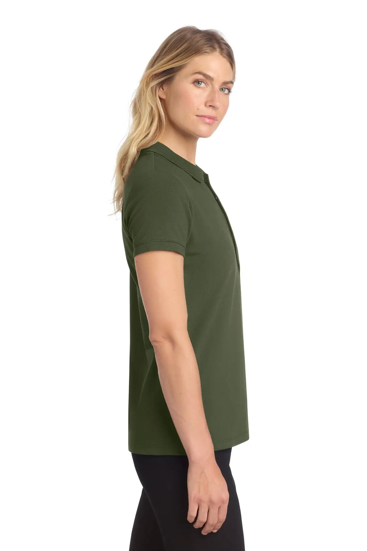 Mercer + mettle Mm1001 Women’s Stretch Heavyweight Pique Polo - Townsend Green