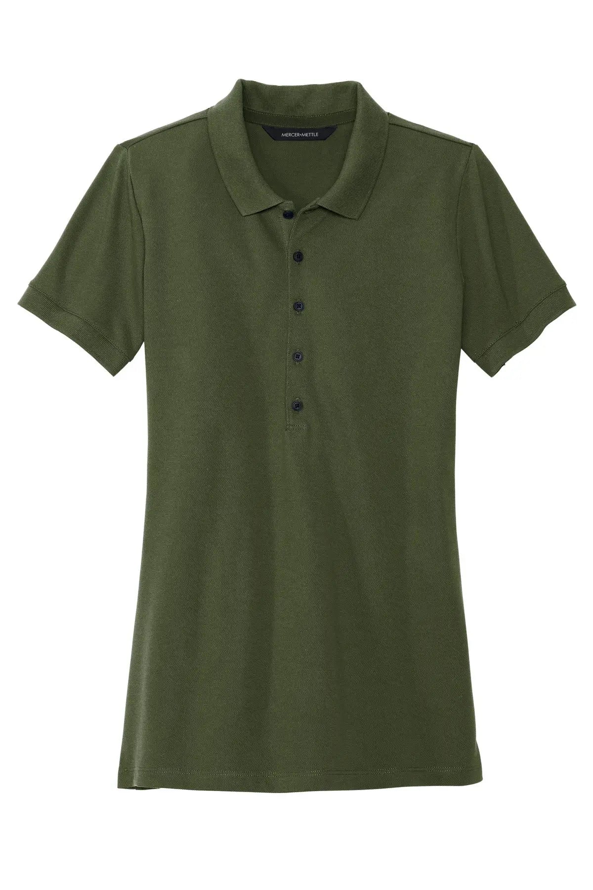 Mercer + mettle Mm1001 Women’s Stretch Heavyweight Pique Polo - Townsend Green