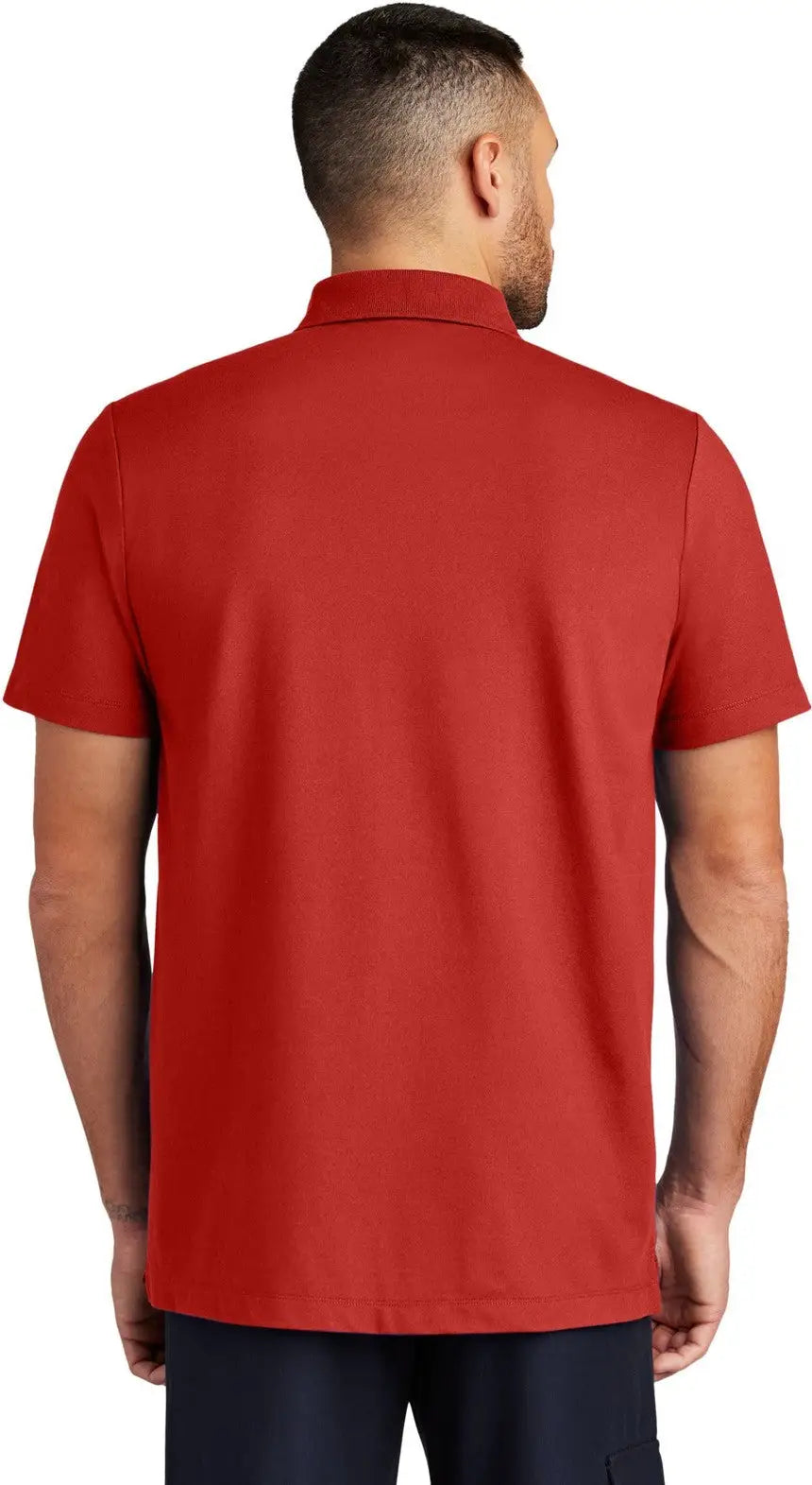Mercer + mettle Mm1004 Stretch Pique Polo - Apple Red