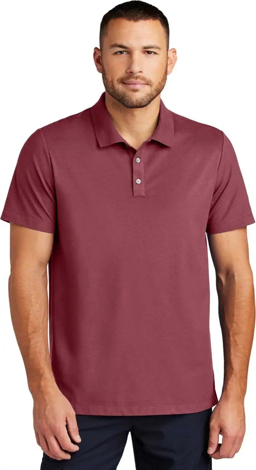 Mercer + mettle Mm1004 Stretch Pique Polo - Rosewood