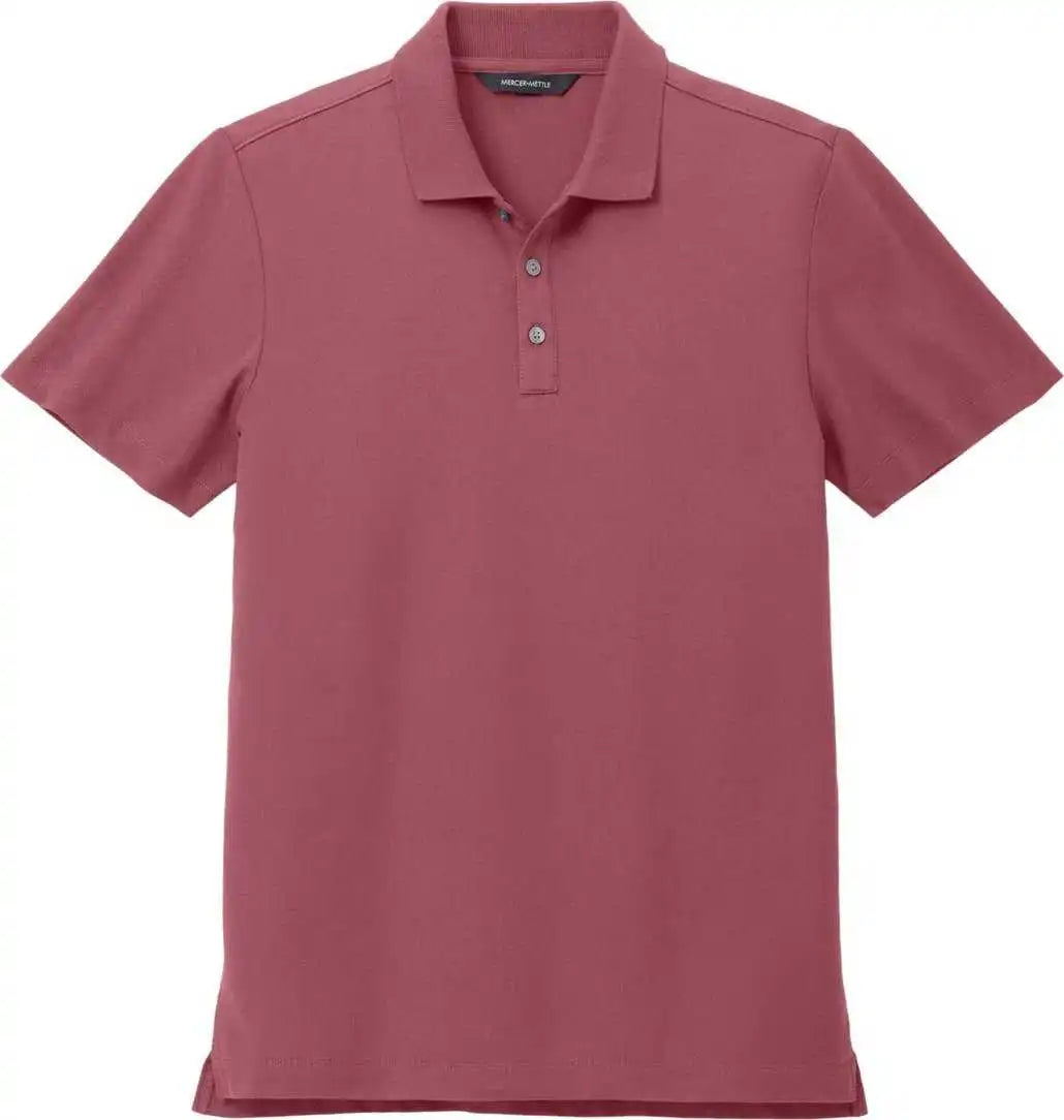 Mercer + mettle Mm1004 Stretch Pique Polo - Rosewood
