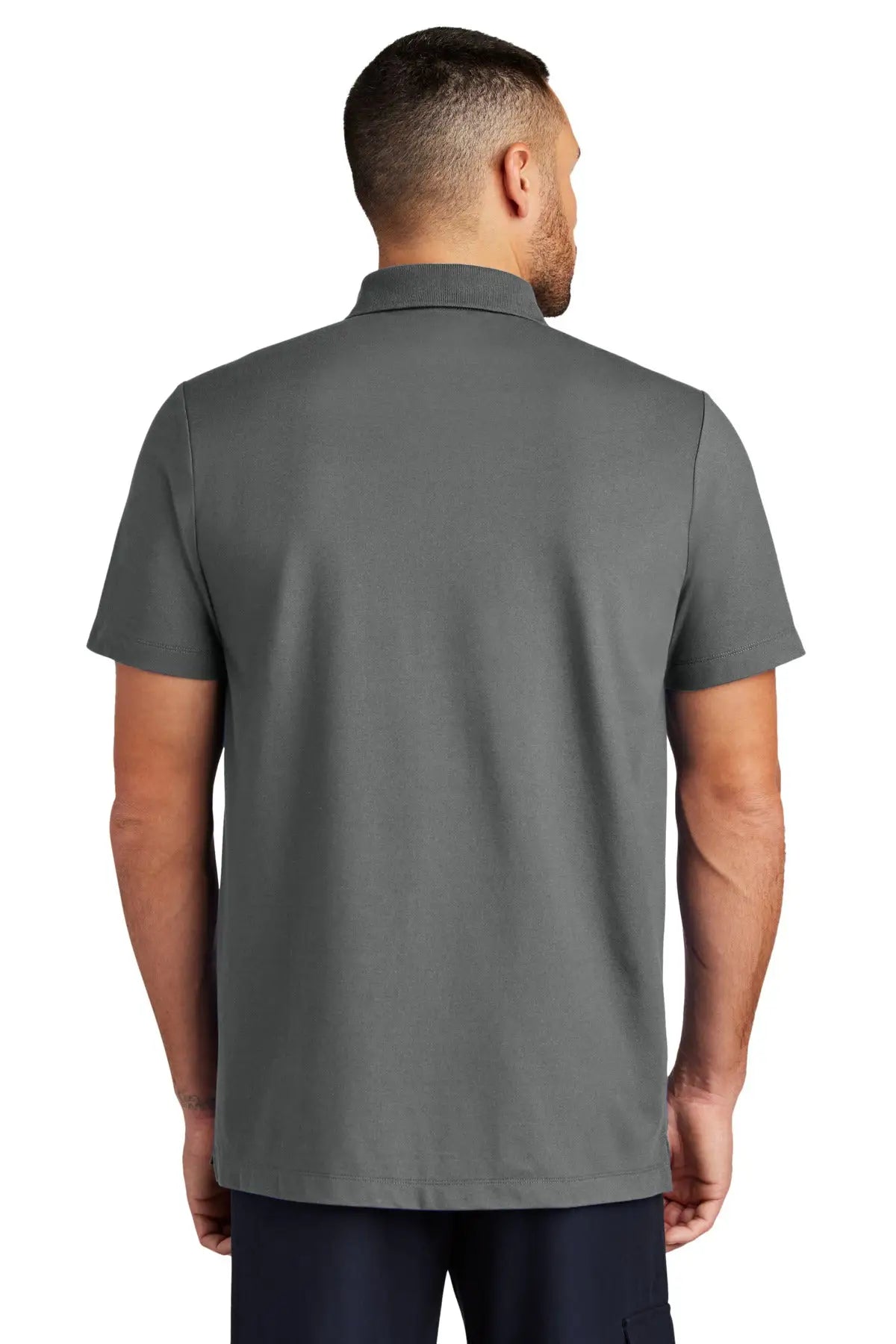 Mercer + mettle Mm1004 Stretch Pique Polo - Storm Gray