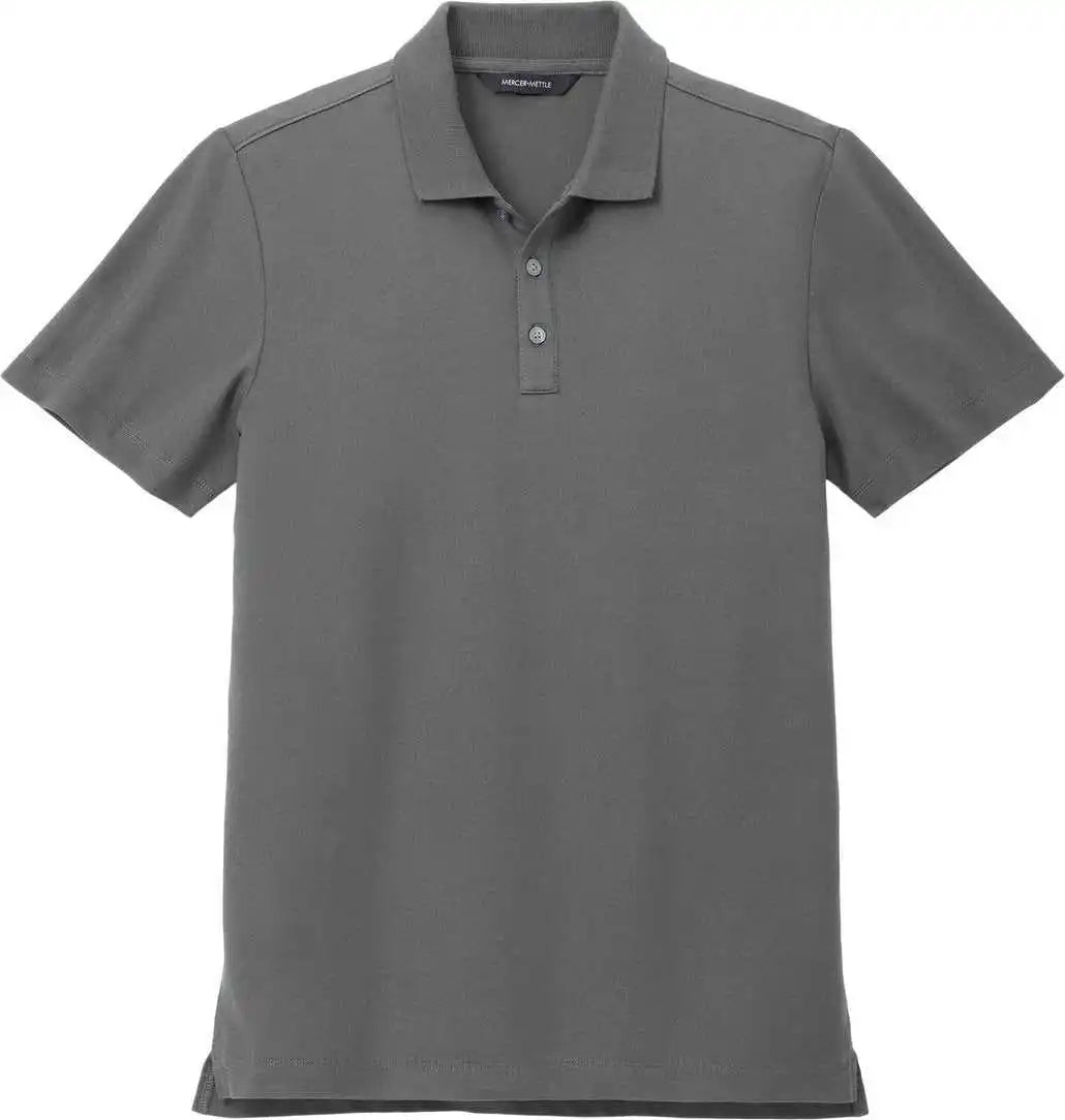 Mercer + mettle Mm1004 Stretch Pique Polo Storm Grey