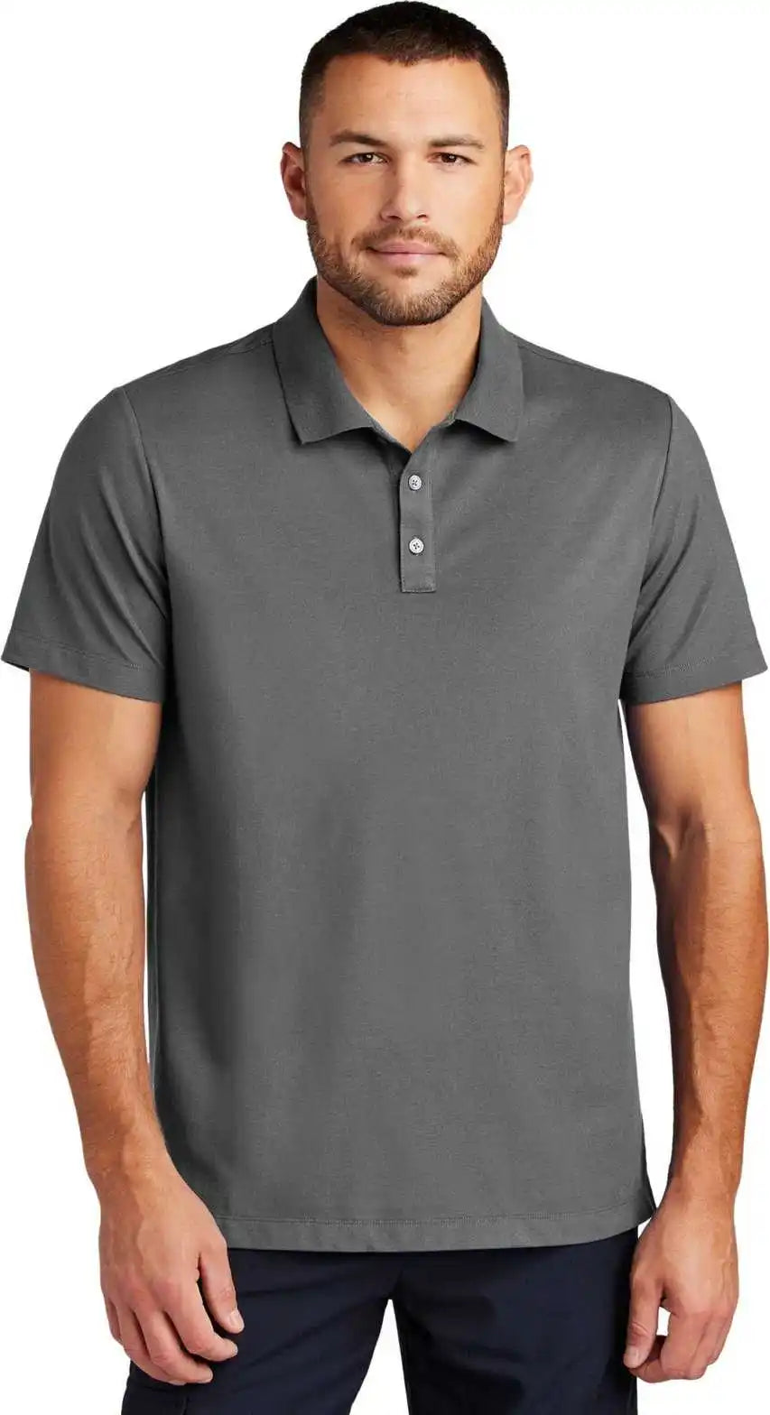 Mercer + mettle Mm1004 Stretch Pique Polo - Storm Grey