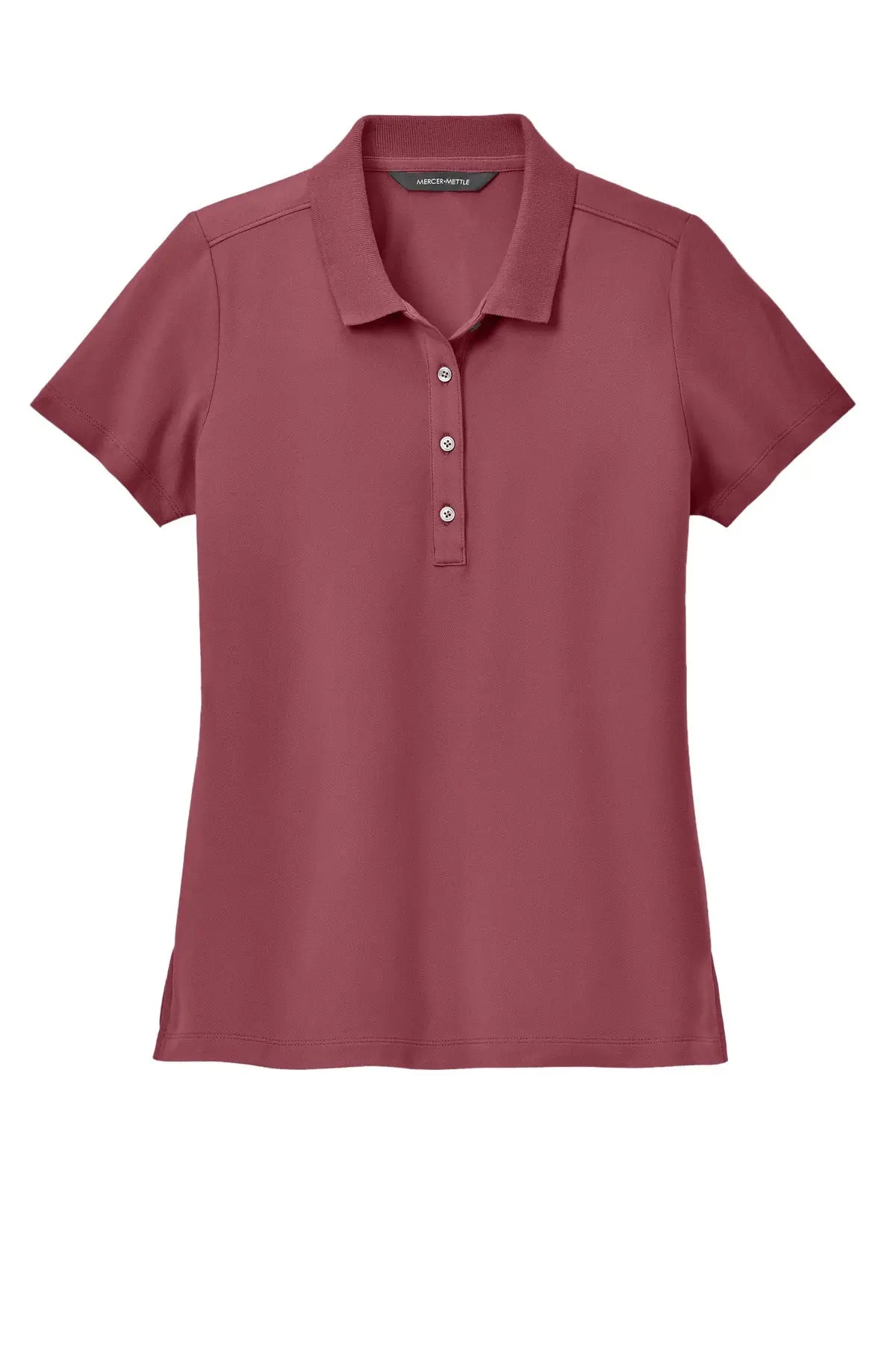 Mercer + mettle Mm1005 Women’s Stretch Pique Polo - Rosewood