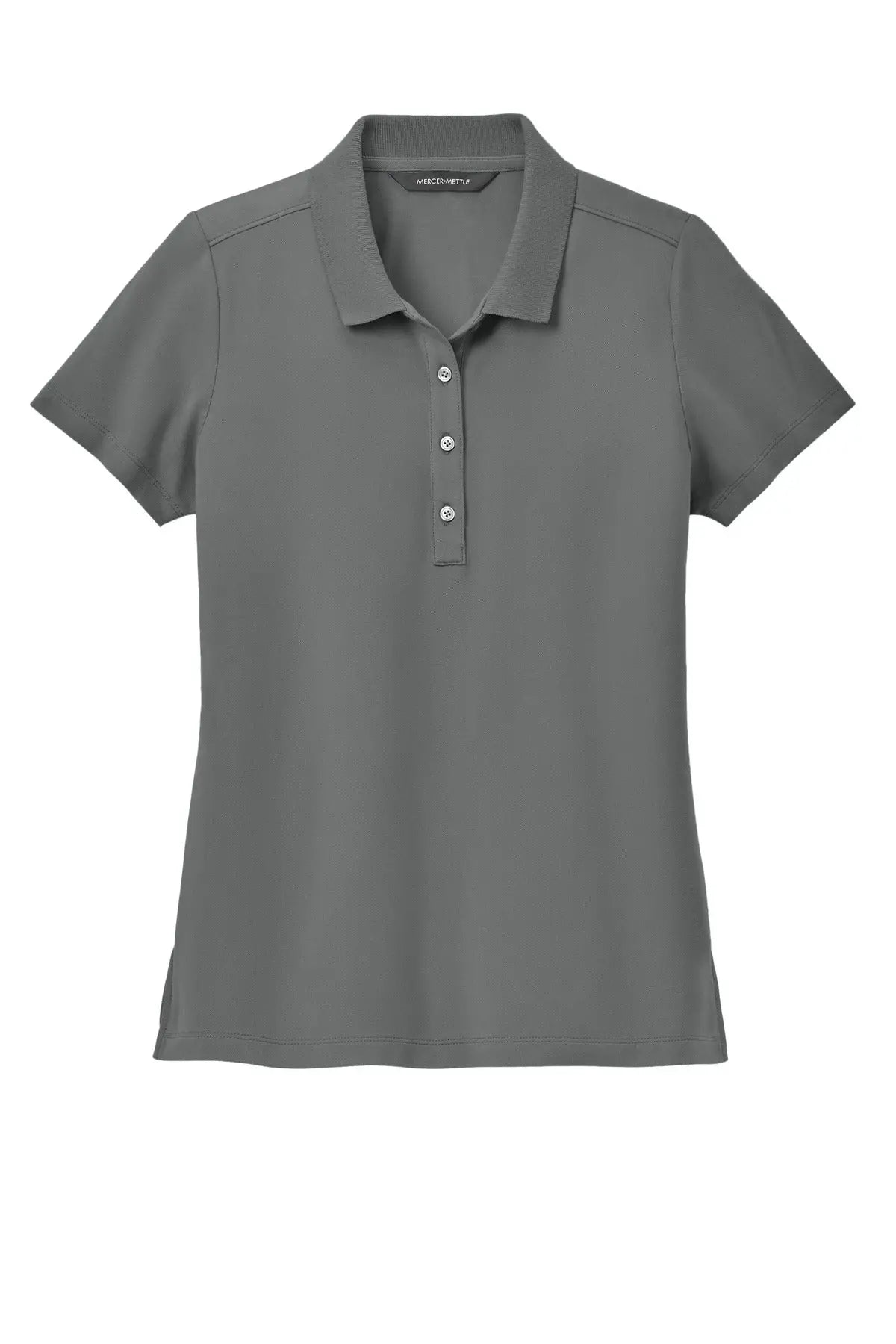 Mercer + mettle Mm1005 Women’s Stretch Pique Polo - Storm Gray