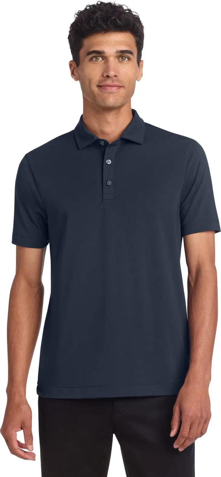 Mercer + mettle Mm1014 Stretch Jersey Polo - Night Navy - Adult Xs