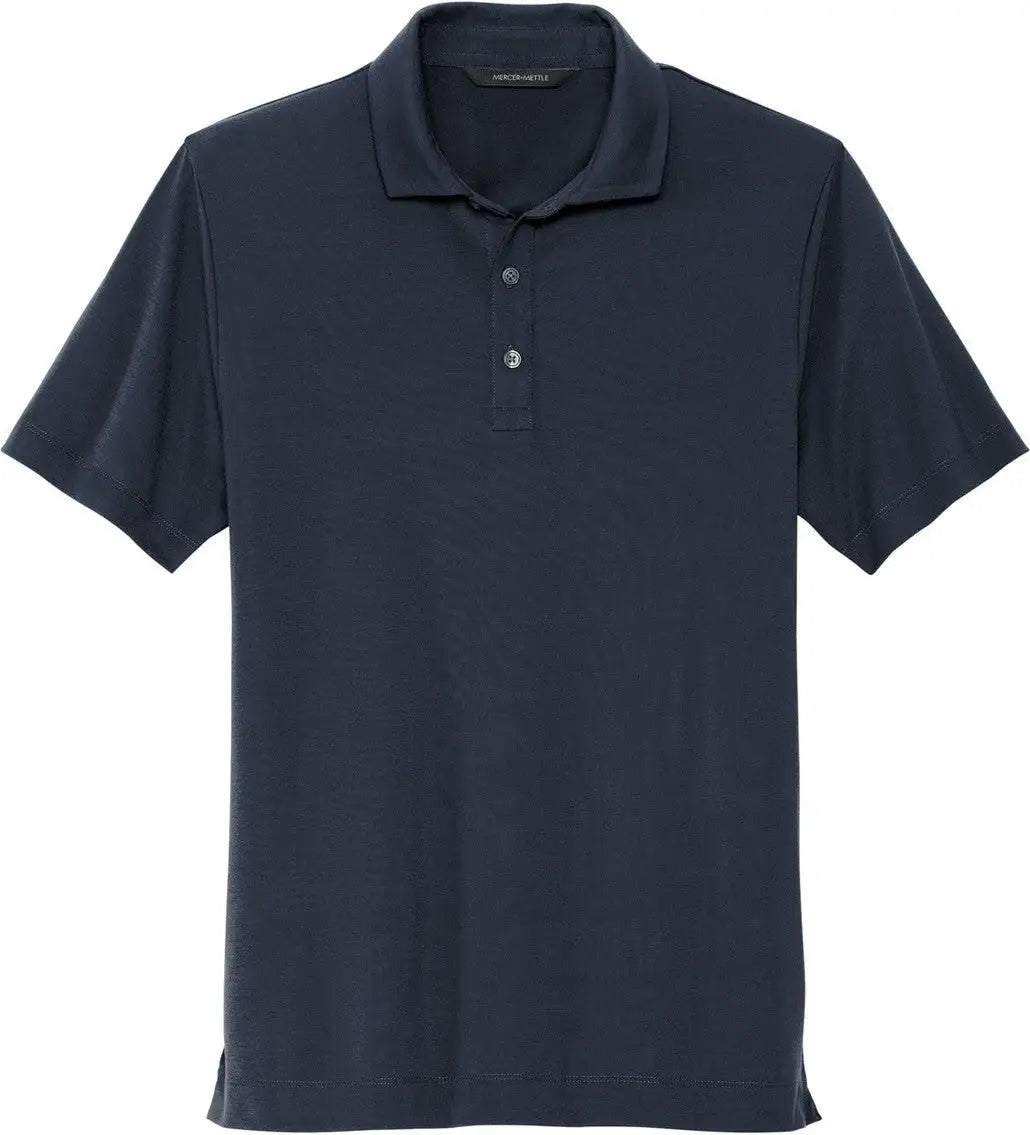 Mercer + mettle Mm1014 Stretch Jersey Polo - Night Navy