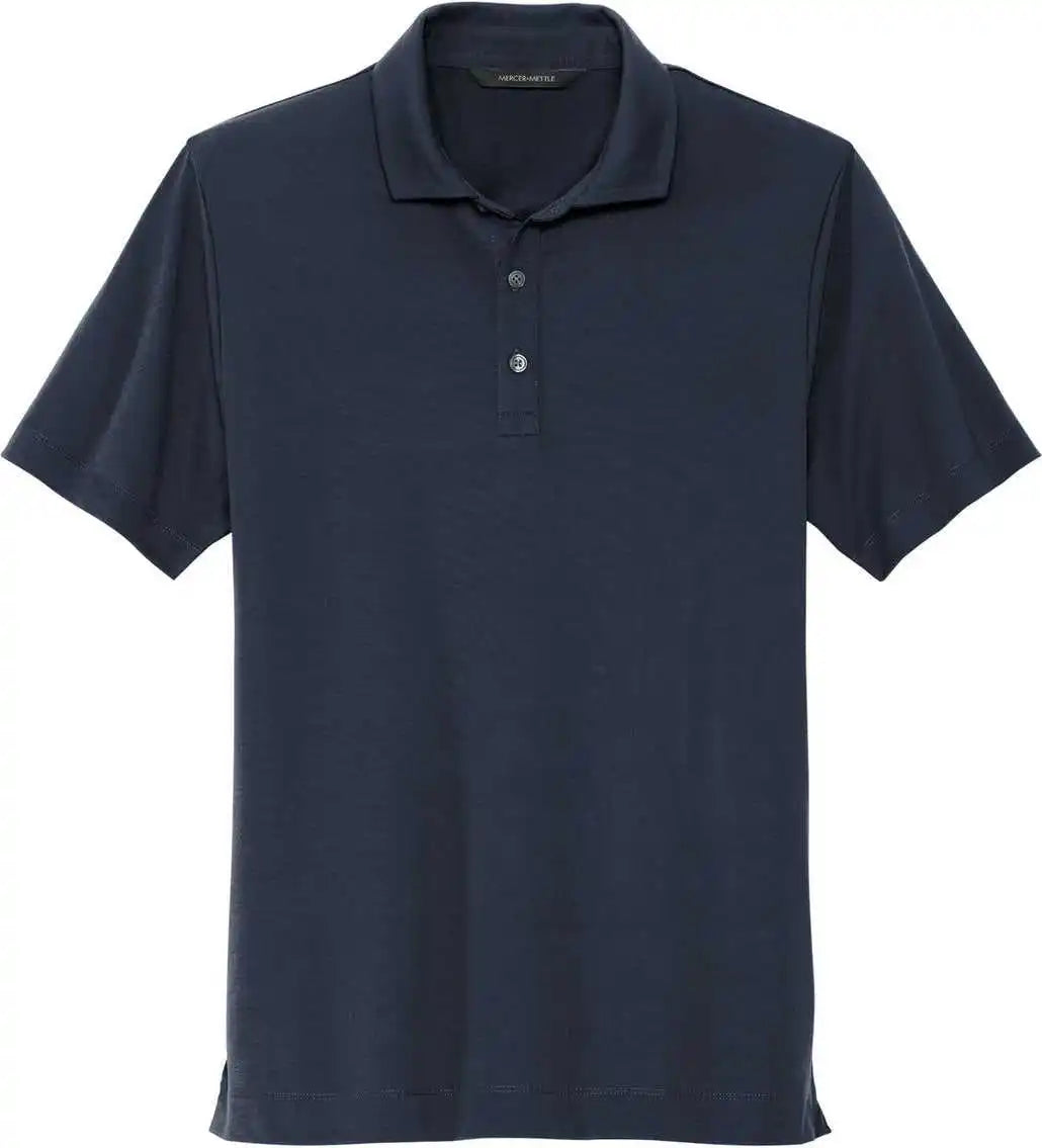 Mercer + mettle Mm1014 Stretch Jersey Polo Night Navy