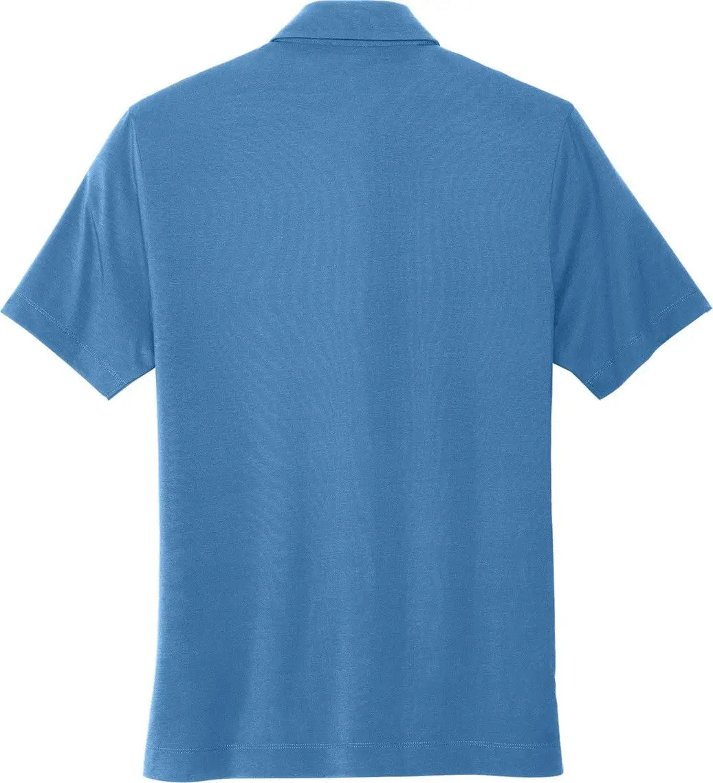 Mercer + mettle Mm1014 Stretch Jersey Polo - Parisian Blue - Adult Xs