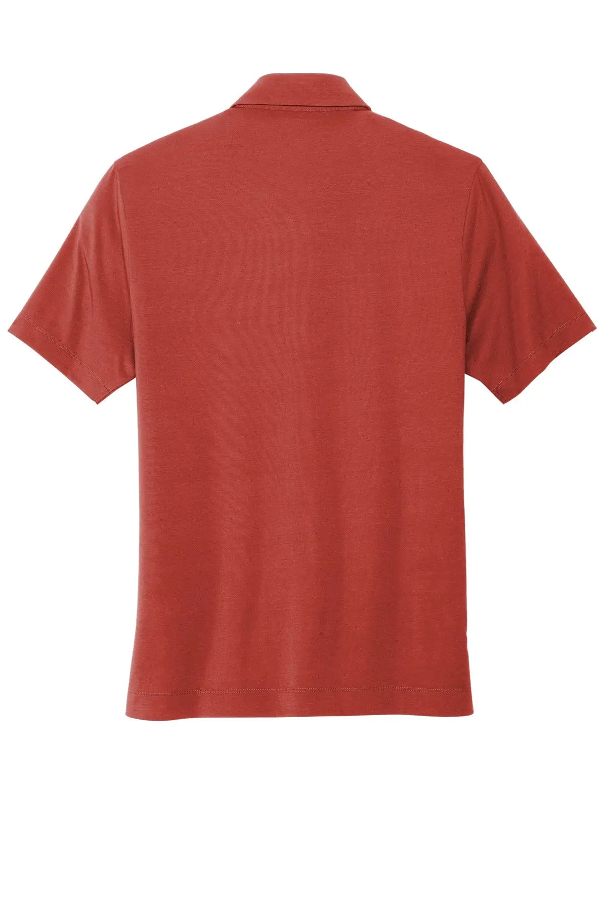 Mercer + mettle Mm1014 Stretch Jersey Polo - Terracotta