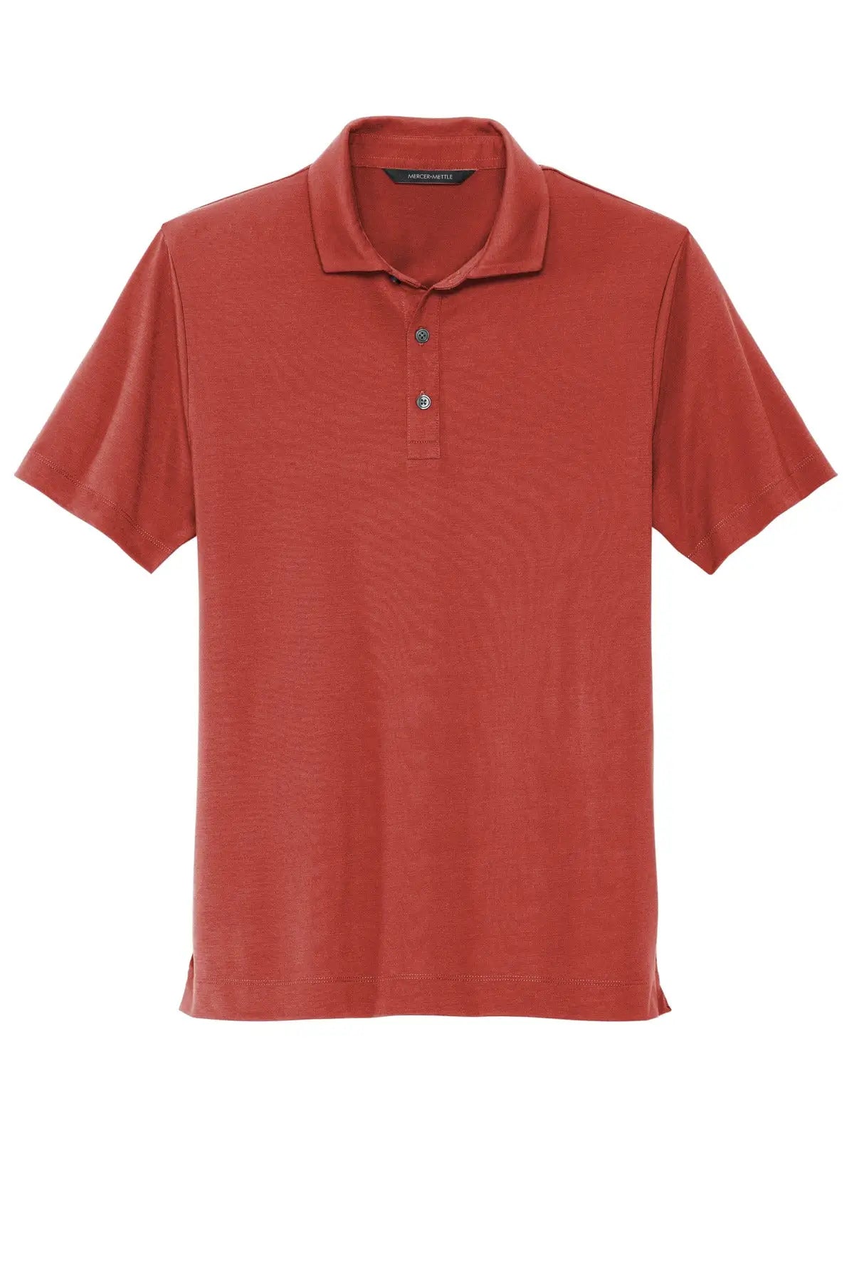 Mercer + mettle Mm1014 Stretch Jersey Polo - Terracotta