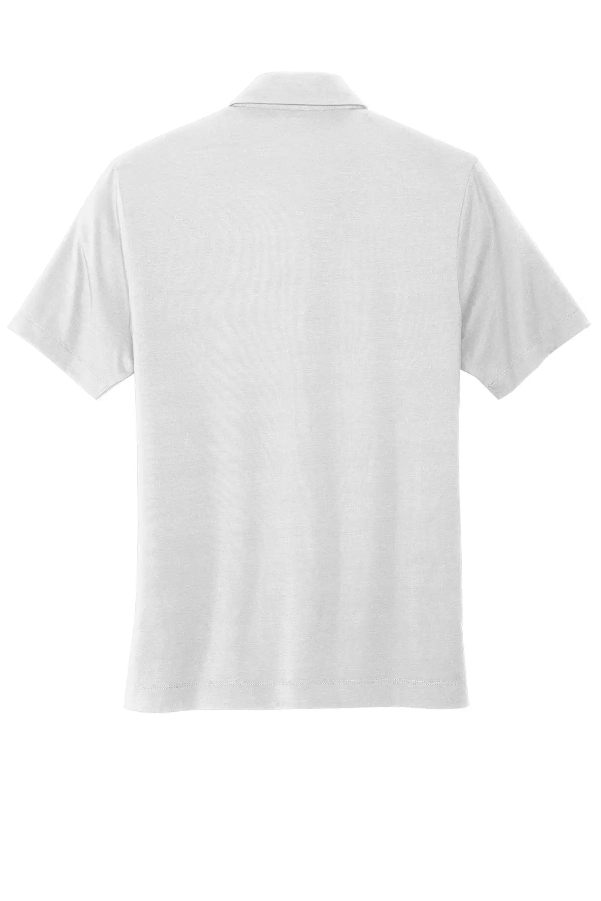 Mercer + mettle Mm1014 Stretch Jersey Polo - White