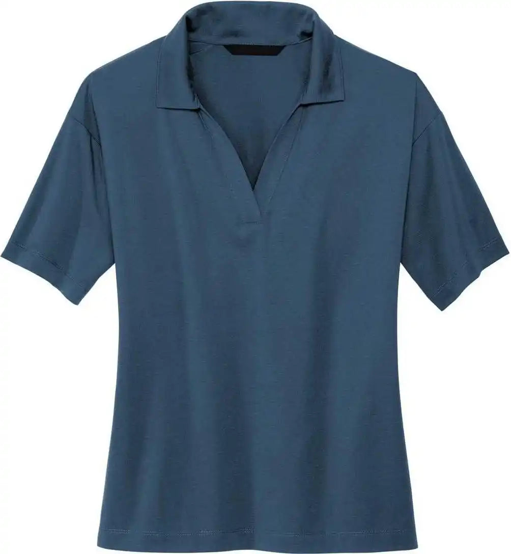Mercer + mettle Mm1015 Women’s Stretch Jersey Polo - Insignia Blue